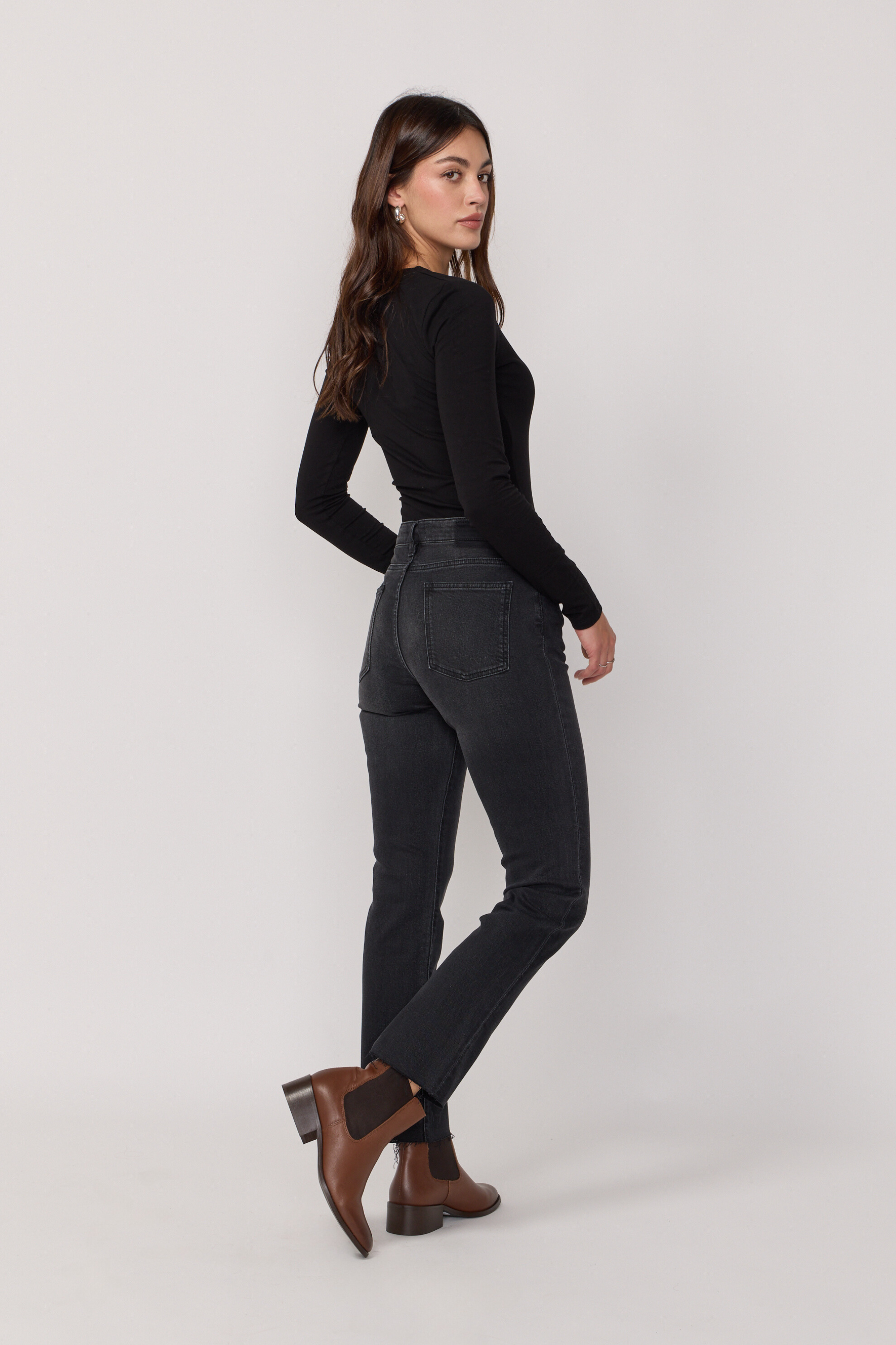 Pantalones Cara - Negro Vintage