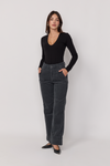Pantalon Paltrow Long Velours - Anthracite