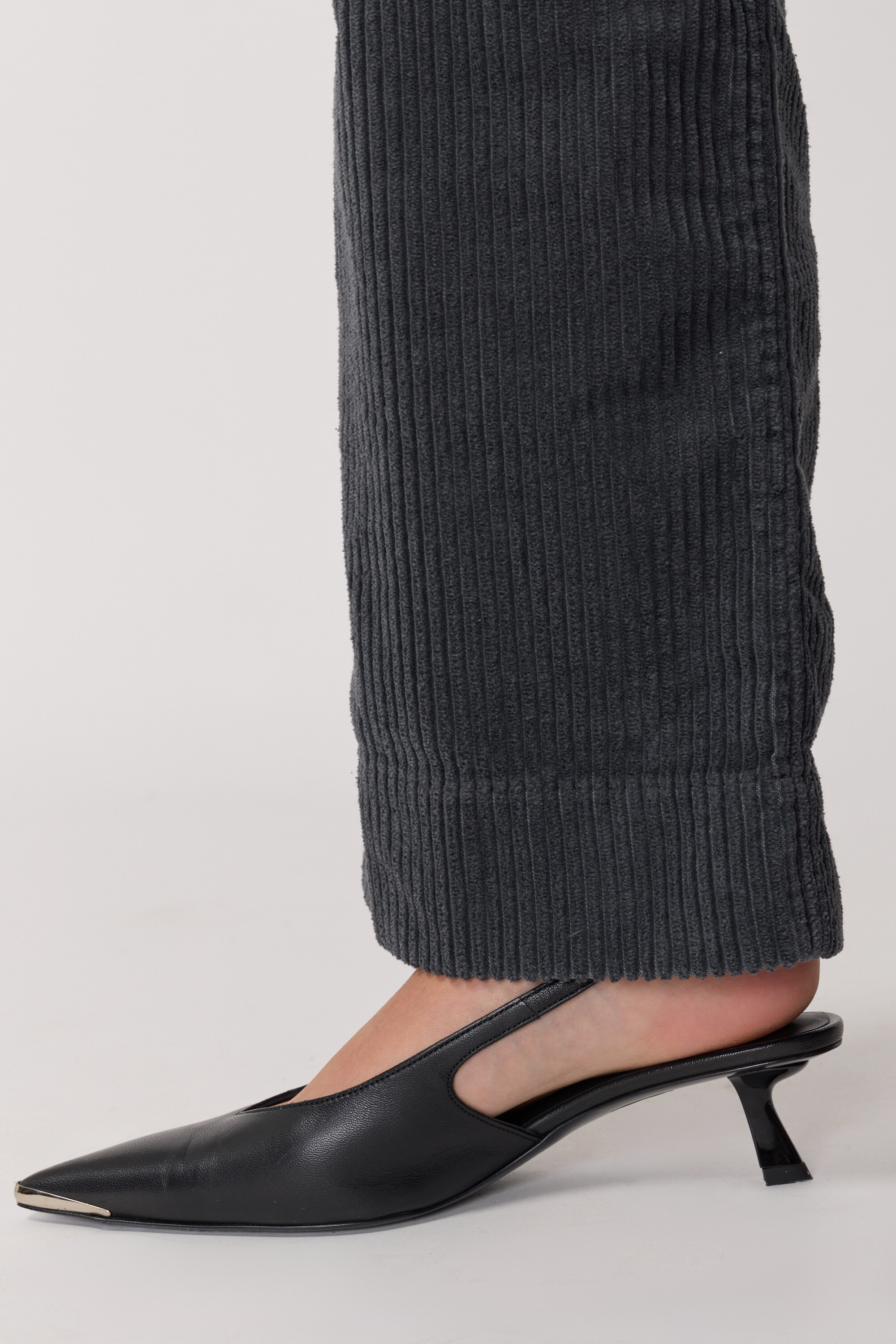 Pantalon Paltrow Long Velours - Anthracite