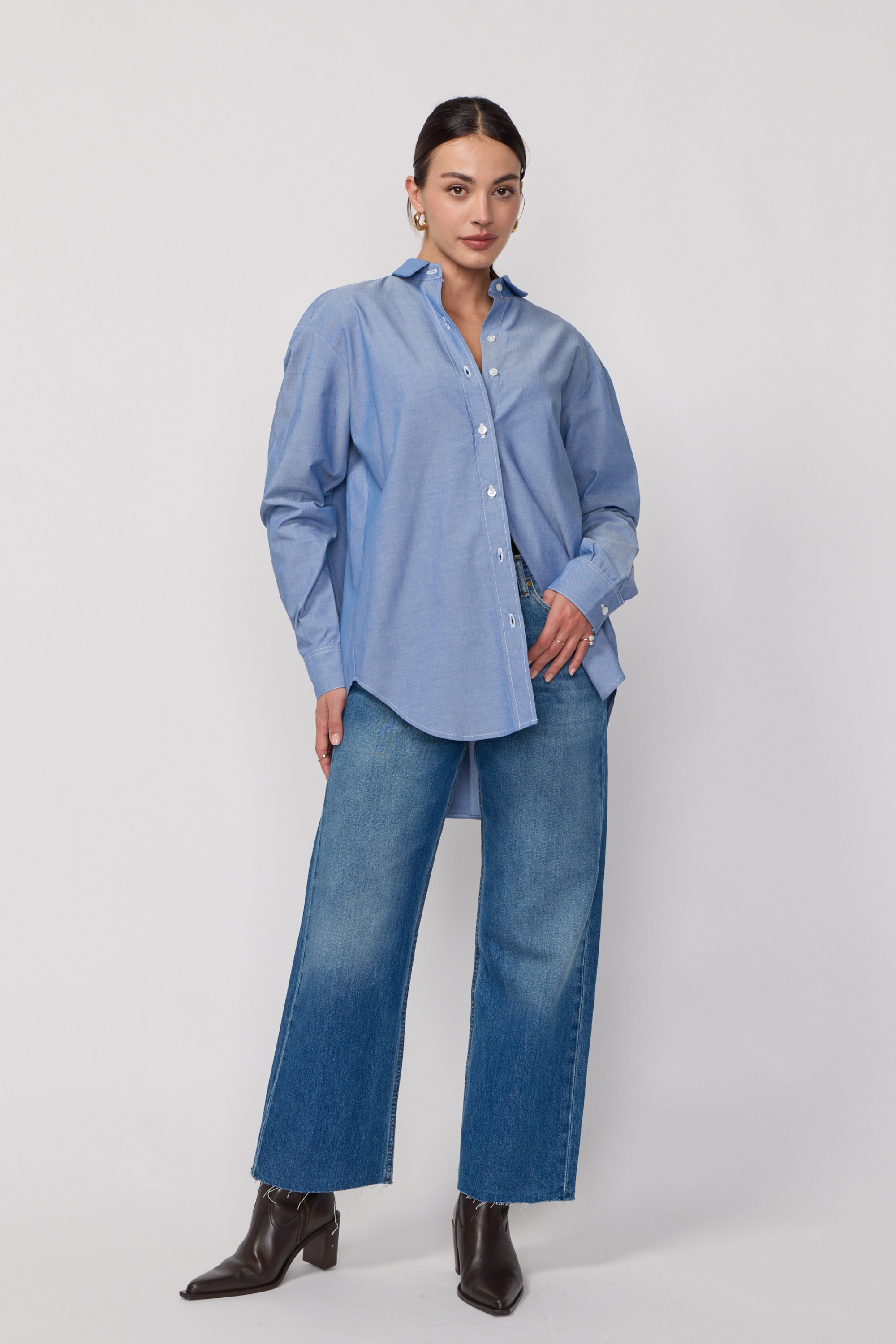 Chemise White Shirt - Indigo