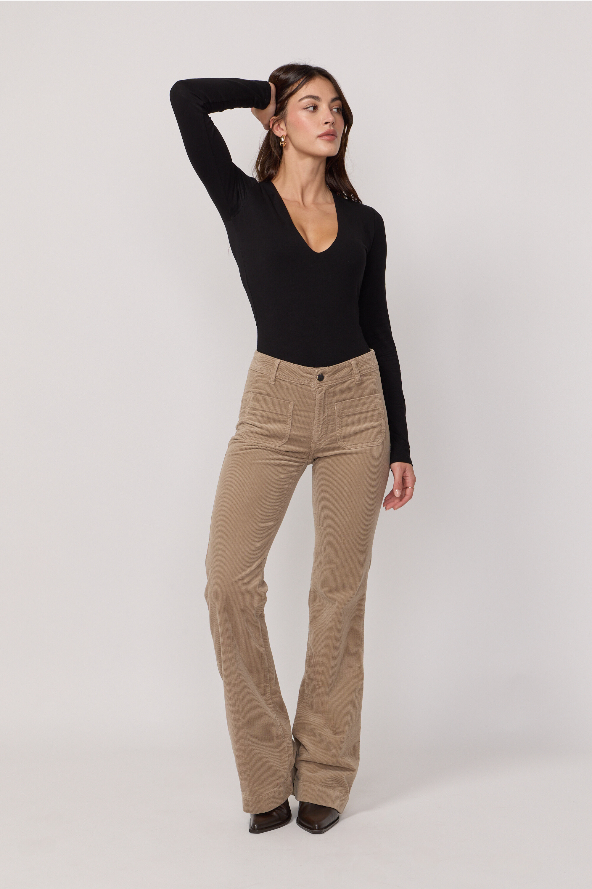 Pantalon Charlotte Velours - Argile