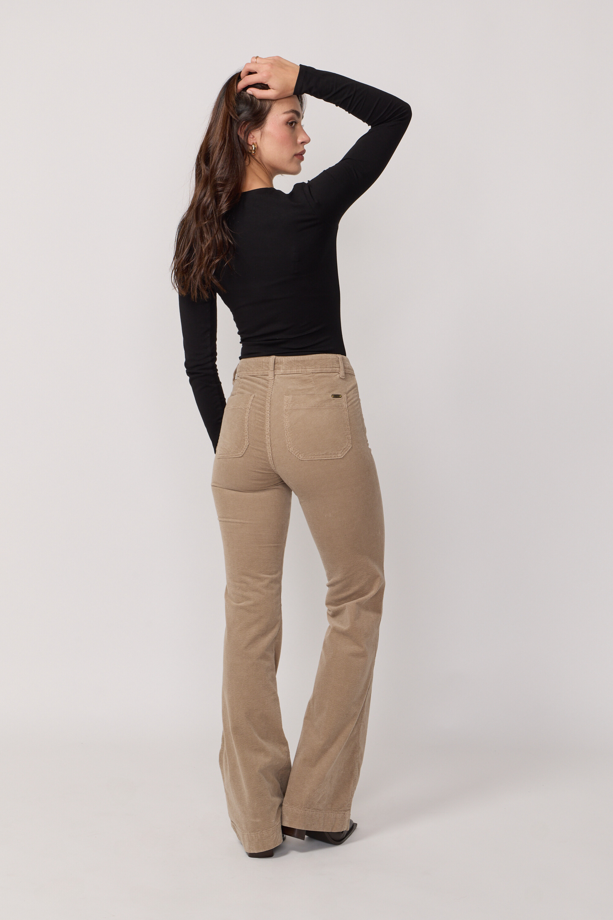Pantalon Charlotte Velours - Argile