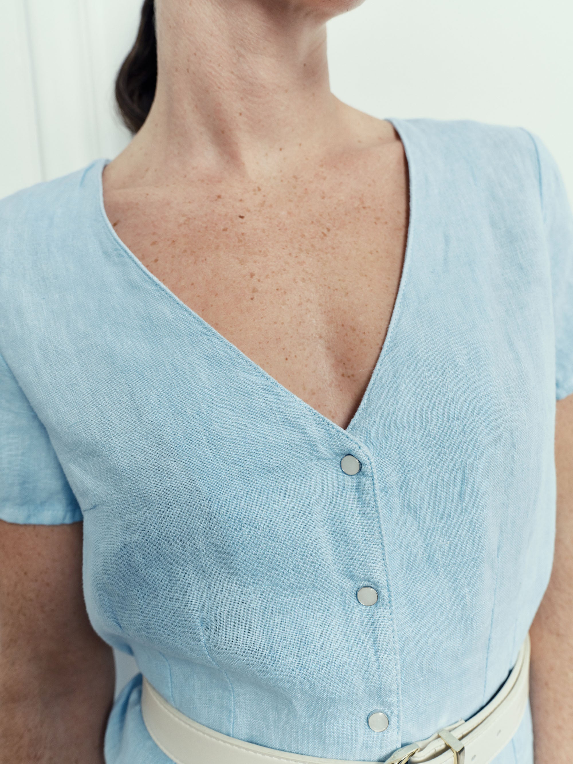 Robe Alena en Lin - Sky Blue