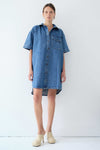 Robe Tunique Alix en Jean - Vintage Worn