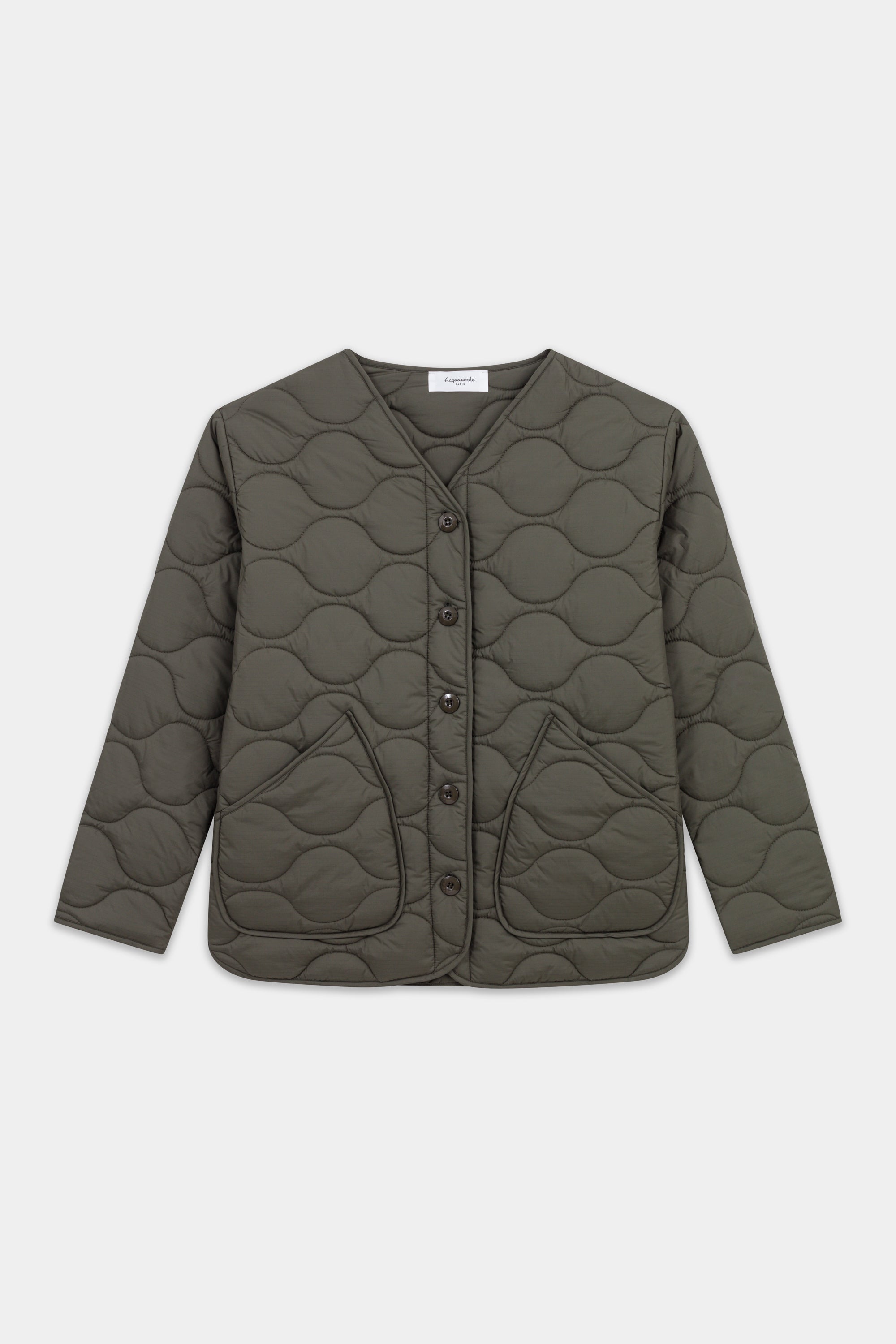 Veste Matelassé Camo - Kaki