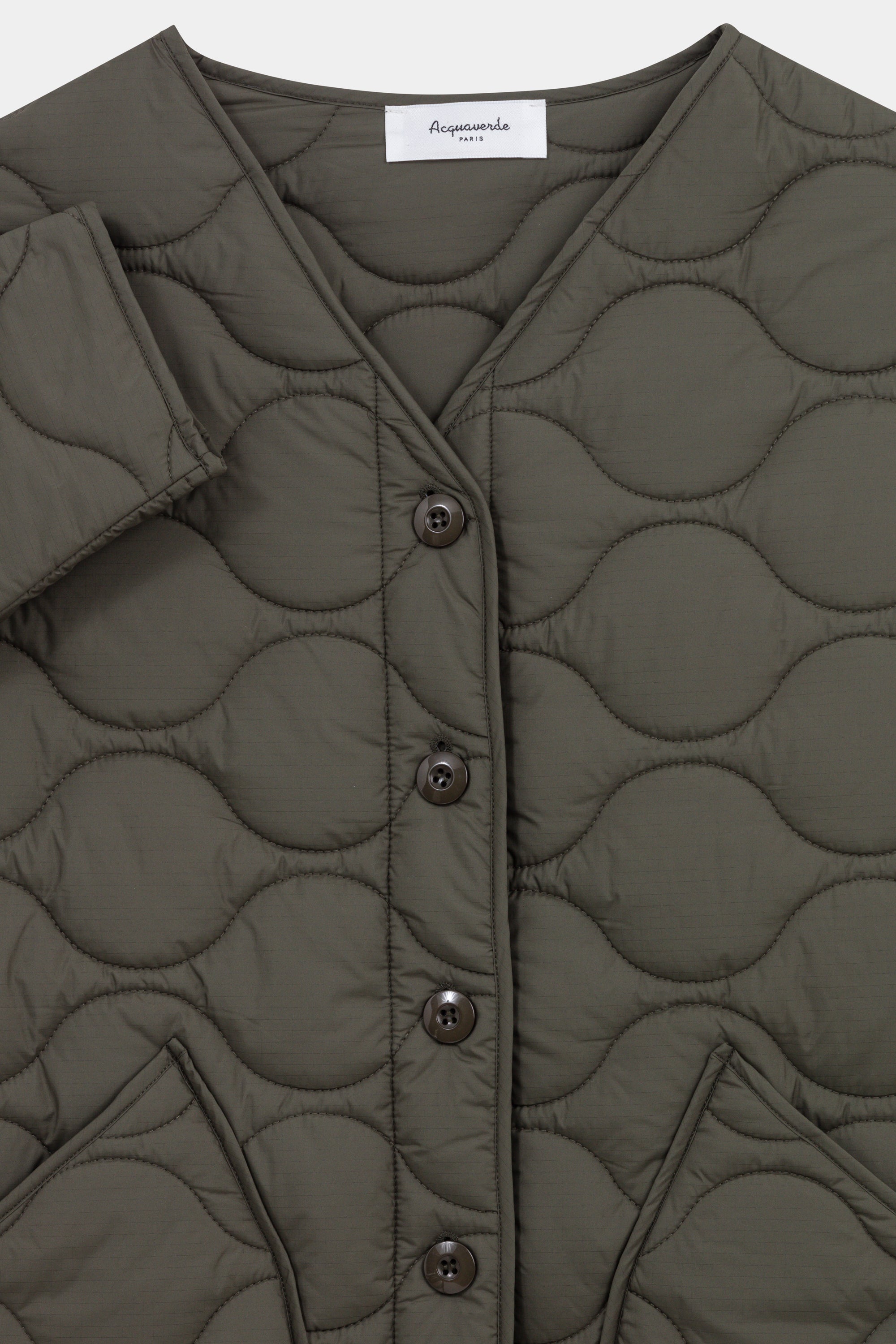 Veste Matelassé Camo - Kaki