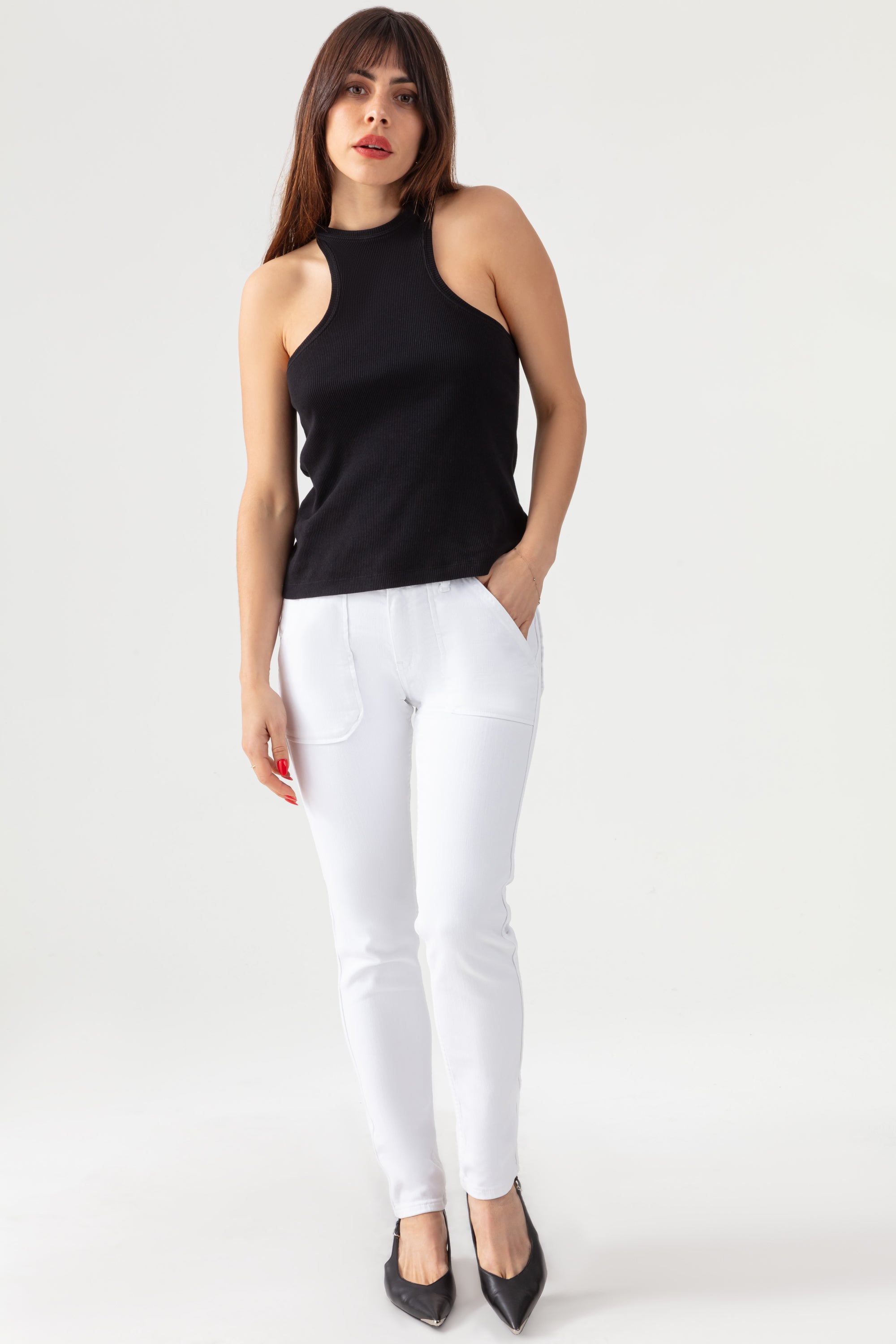 Débardeur en Coton Premium - Black