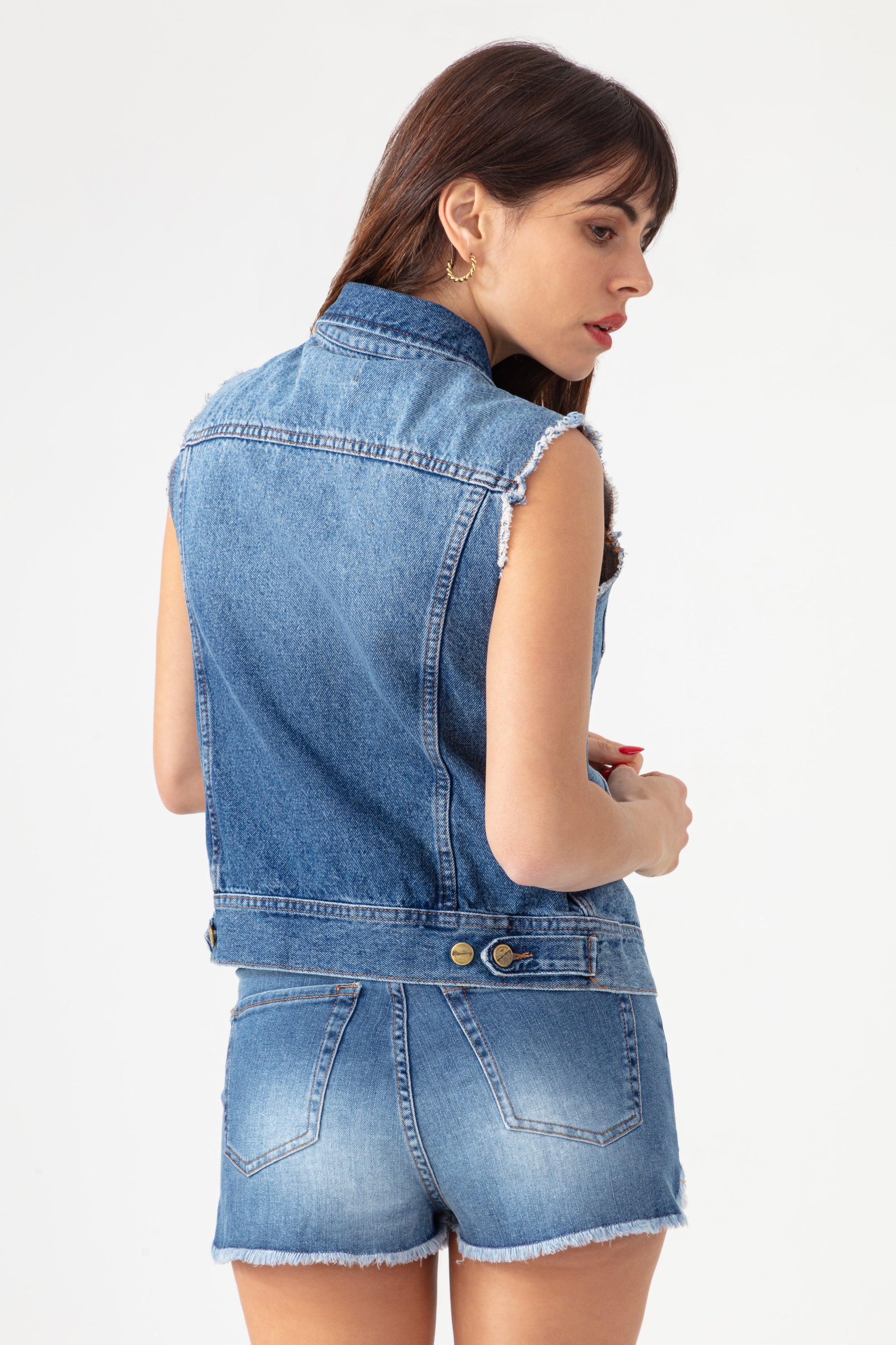 Gilet Loris en Jean - Worn