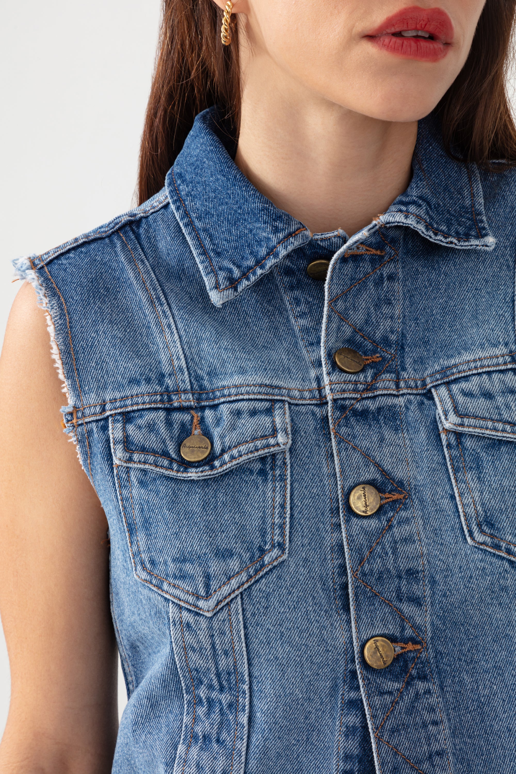 Gilet Loris en Jean - Worn