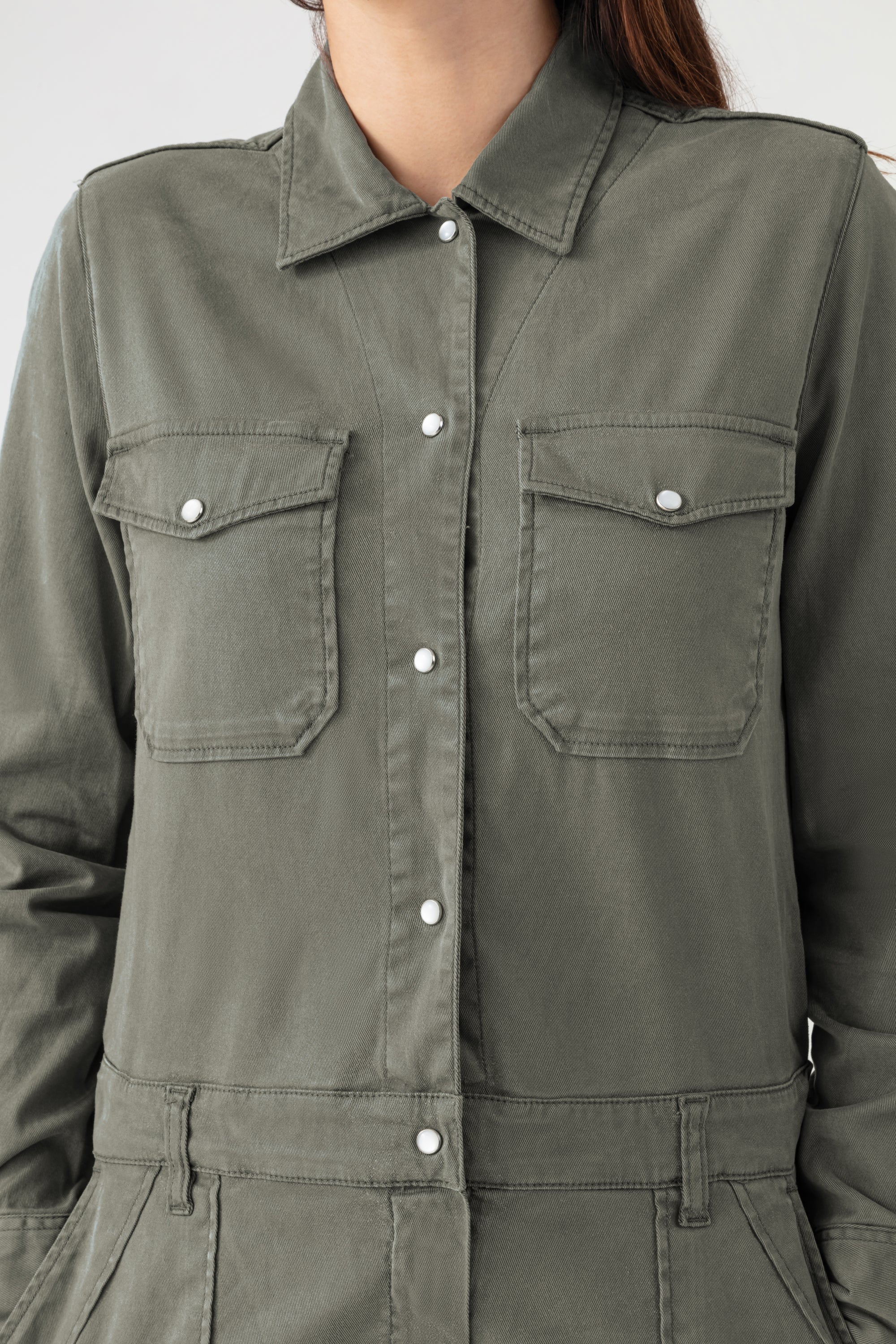 Francklin Jumpsuit - Military Khaki