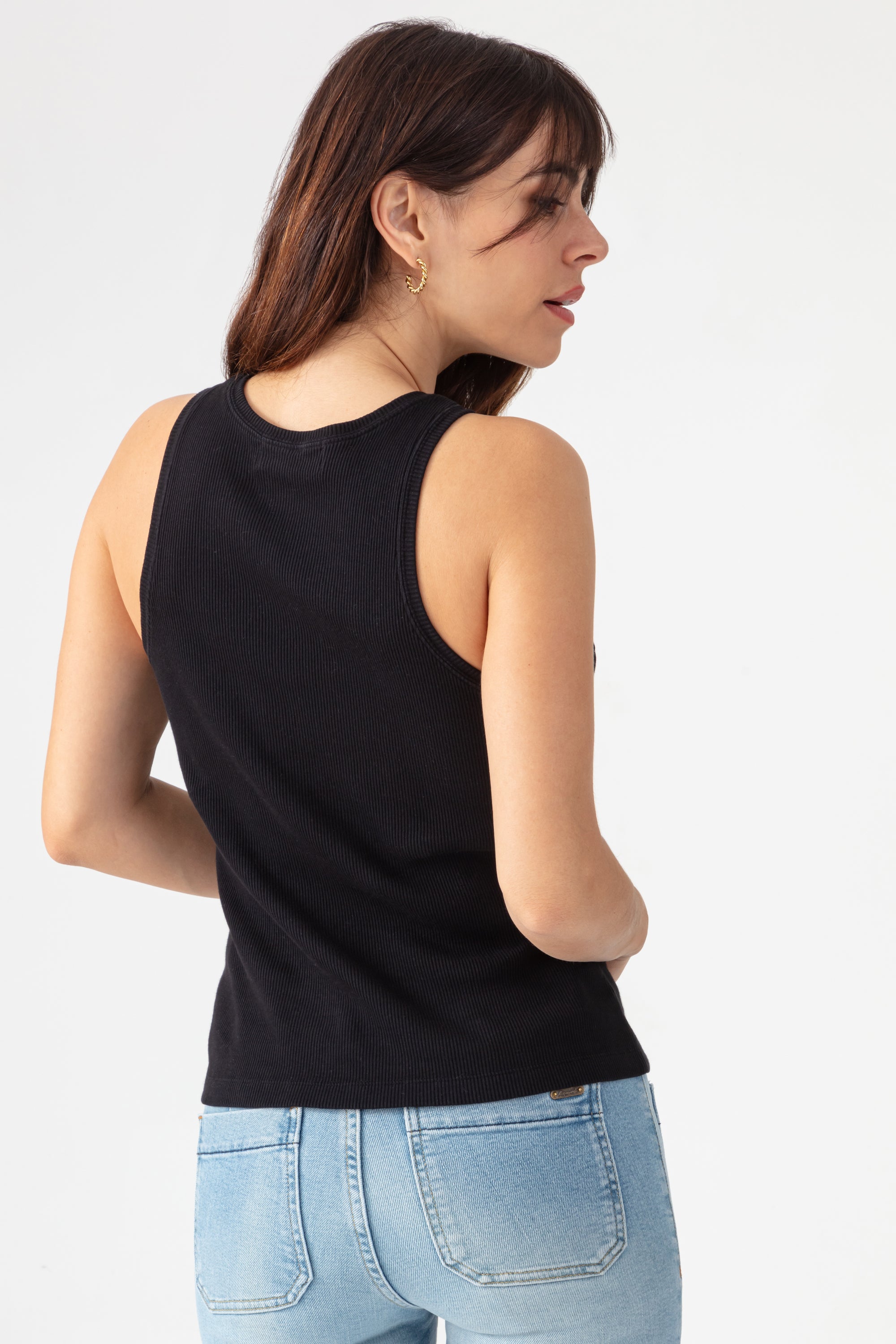 Débardeur en Coton Premium - Black