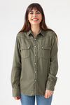 Camisa Clyde - Caqui militar