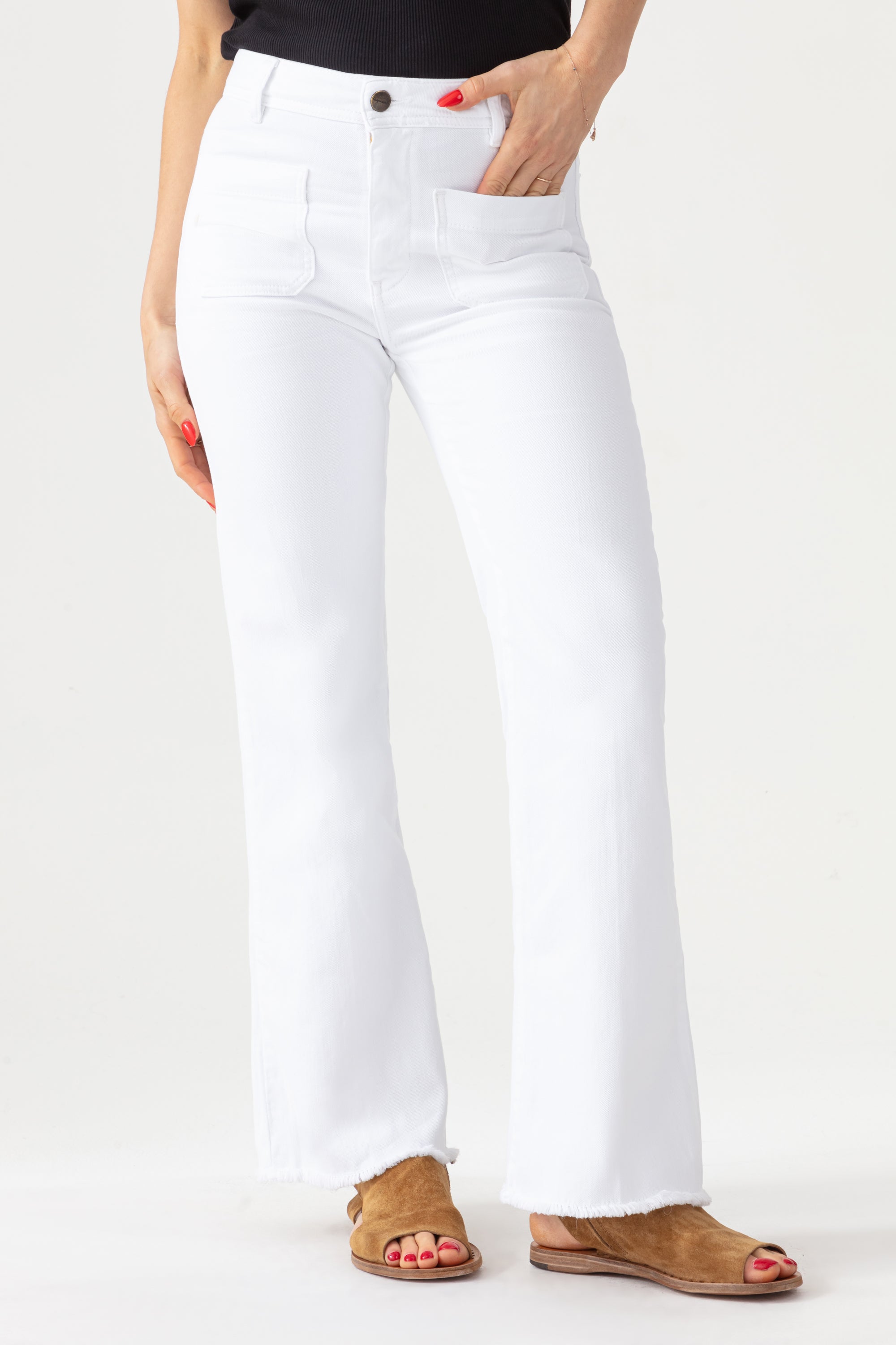 Pantalones Carlotta - Blanco