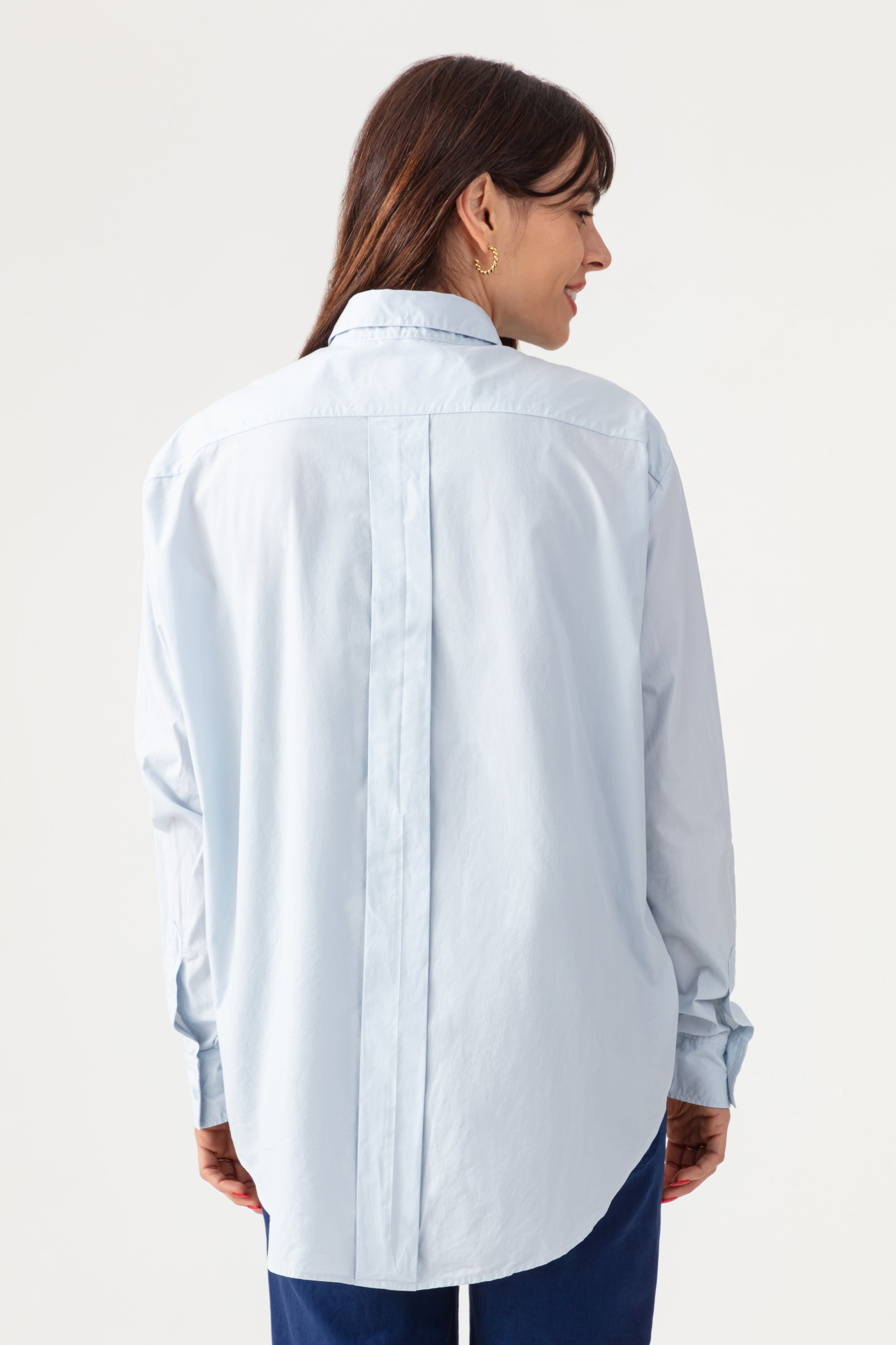 Chemise White Shirt - Sky Blue