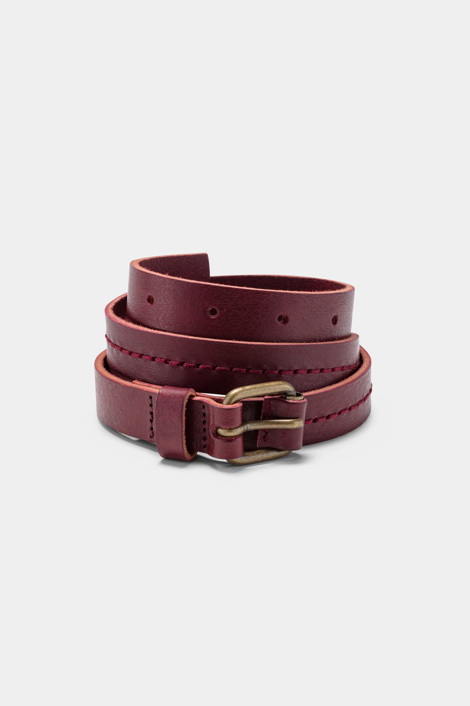 Ceinture fine en cuir véritable - Hermes