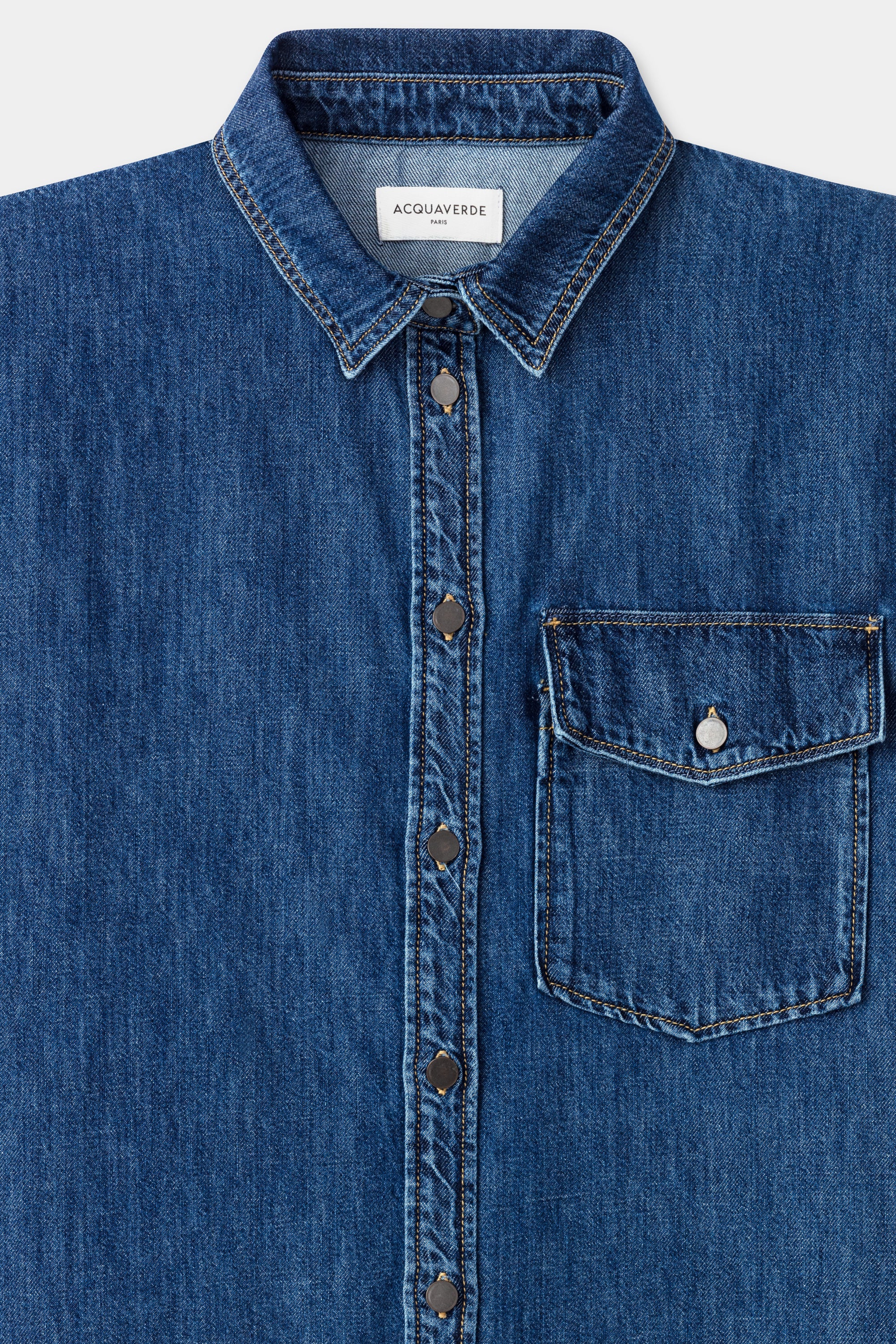 Robe Tunique Alix en Jean - Vintage Worn