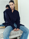 Chemise White Shirt - Navy