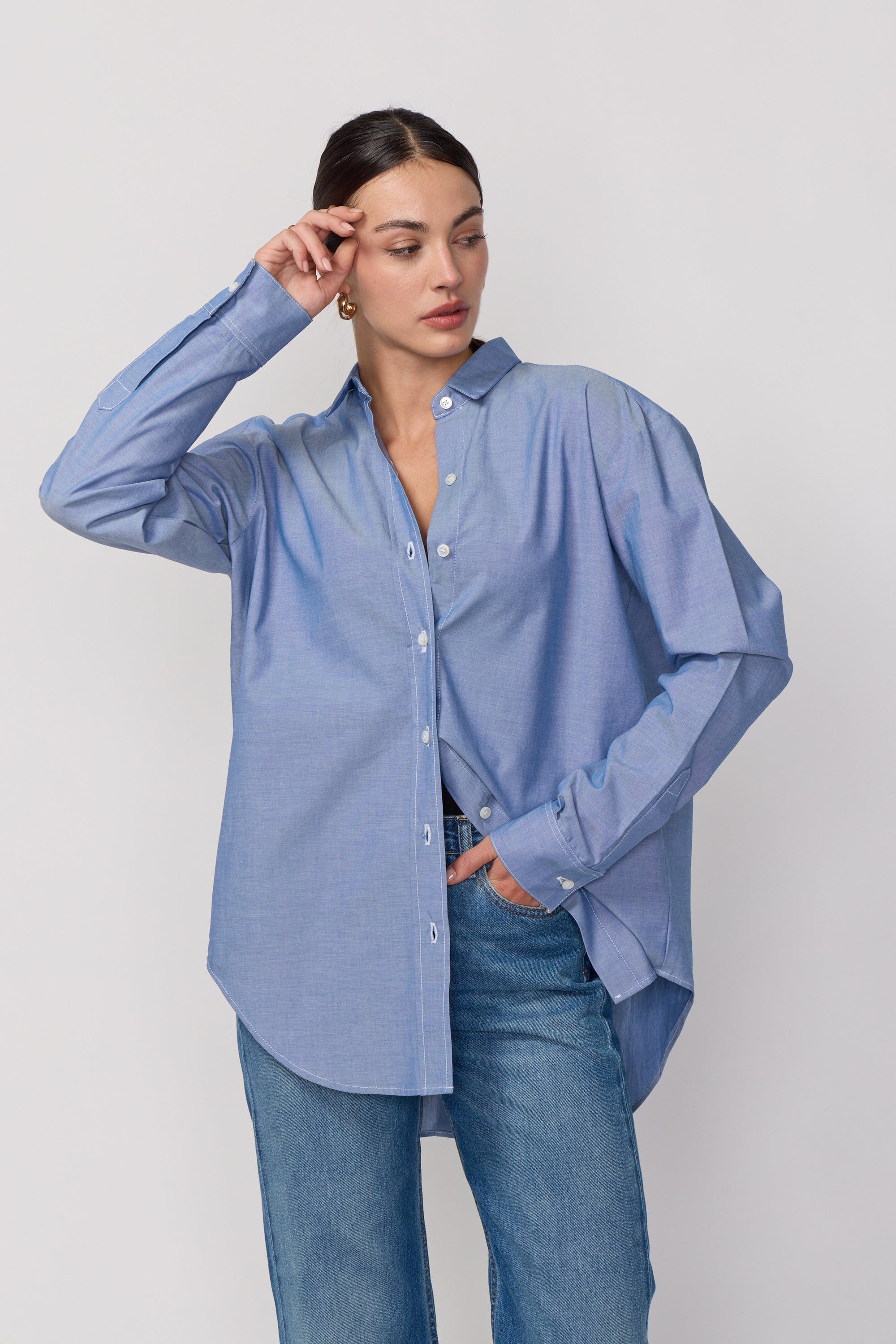 Chemise White Shirt - Indigo