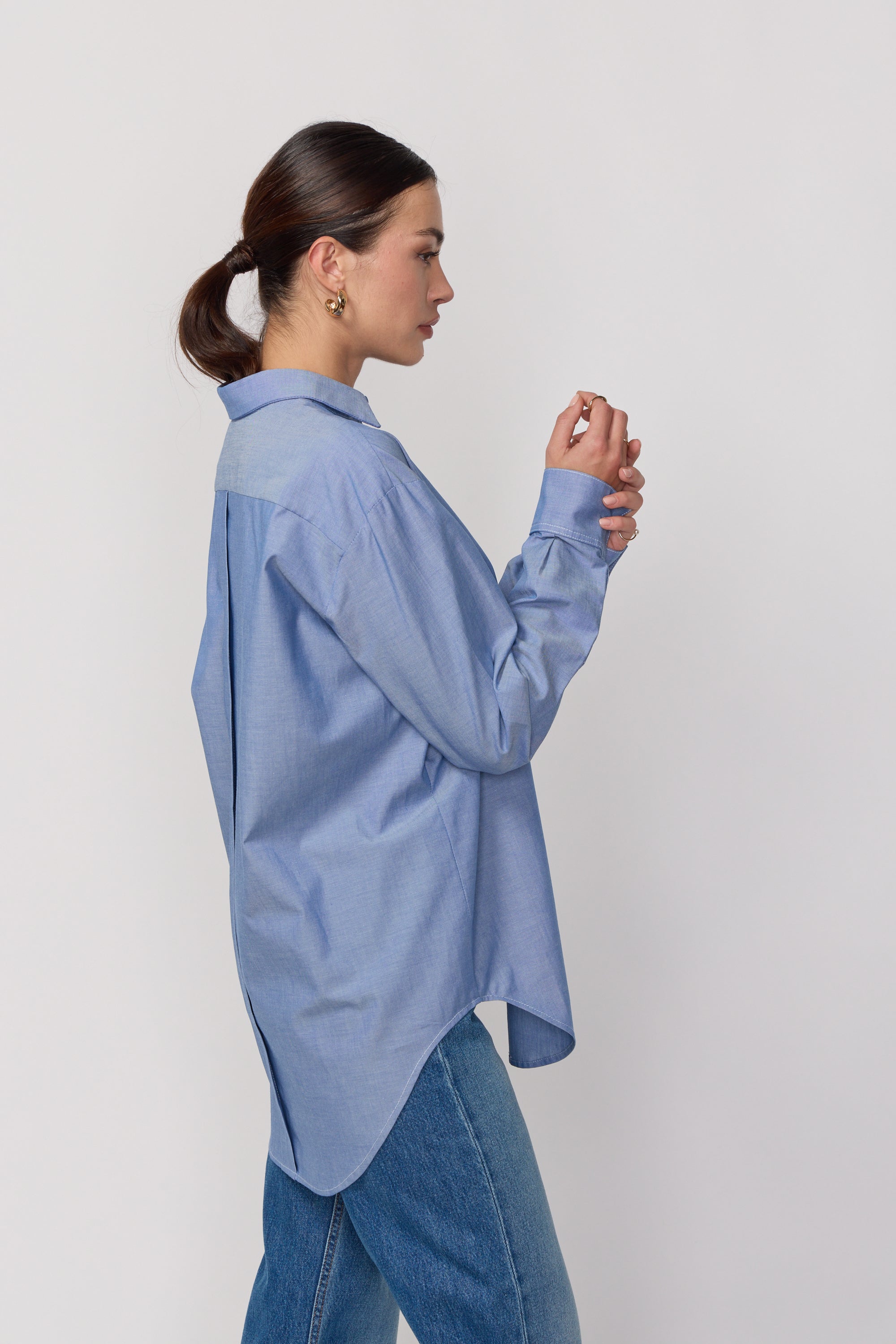 Chemise White Shirt - Indigo