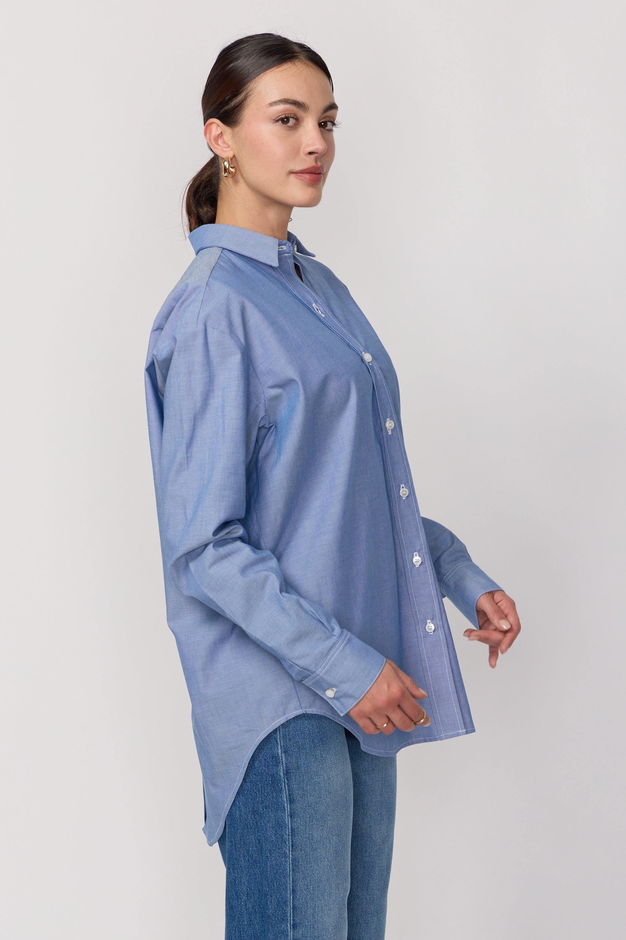 Chemise White Shirt - Indigo