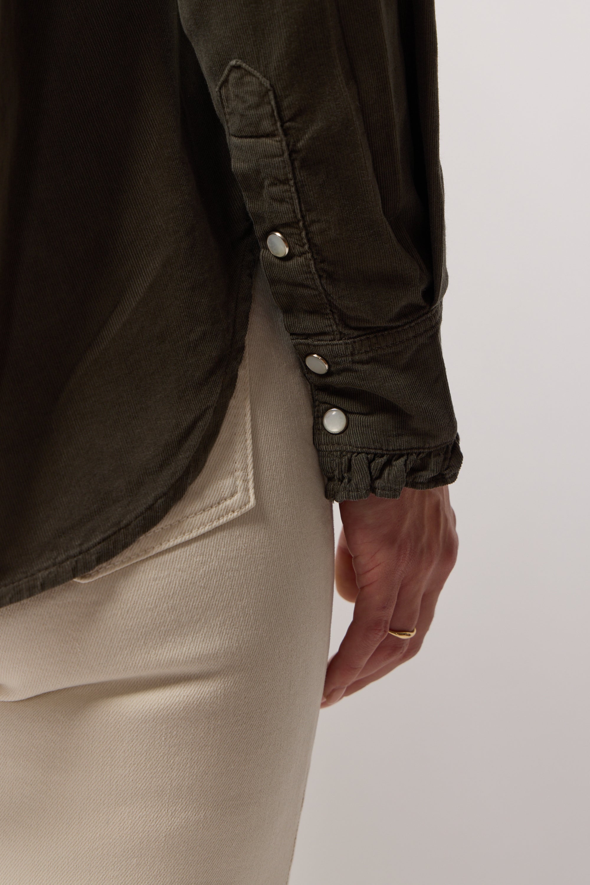 Chemise Gaby en Velours - Mousse