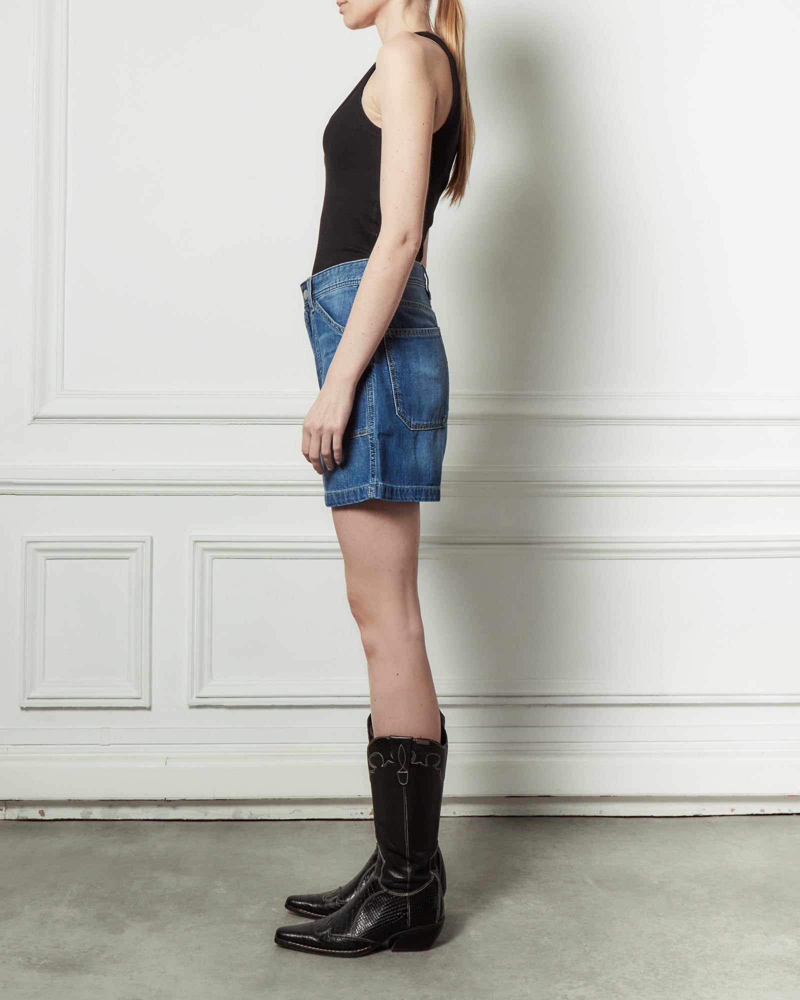 Short Mary en Jean - Worn