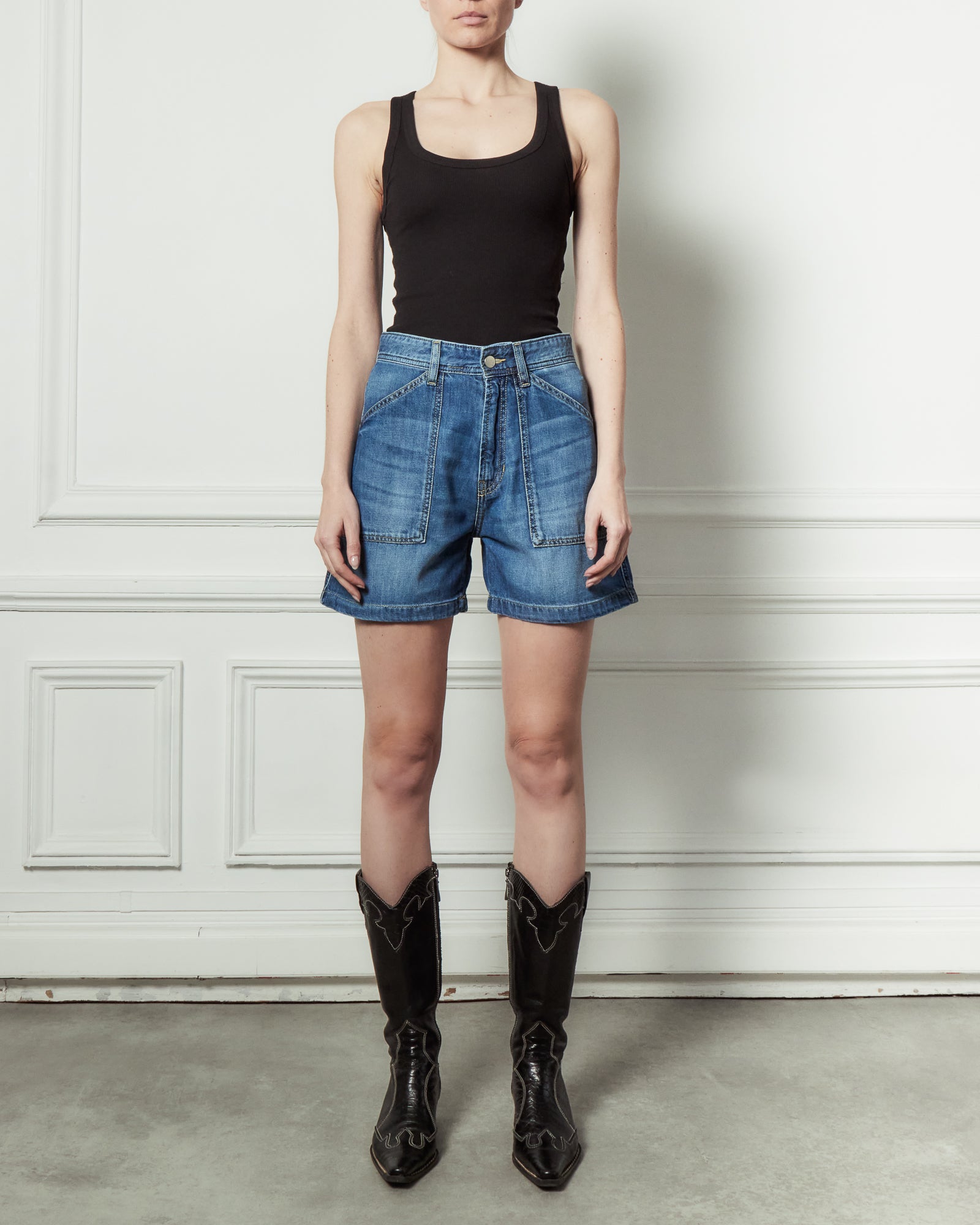 Short Mary en Jean - Worn