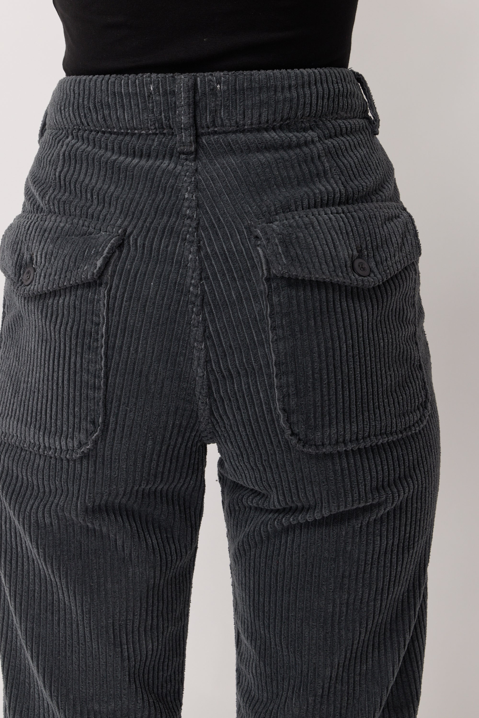 Pantalon Paltrow Long Velours - Anthracite