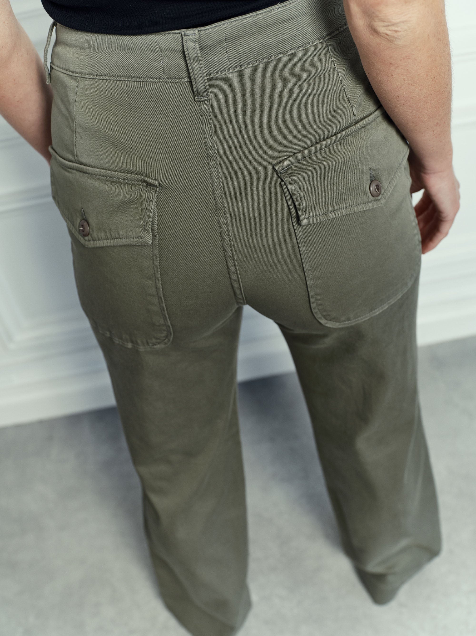 Pantalon Paltrow Long - Military Kaki