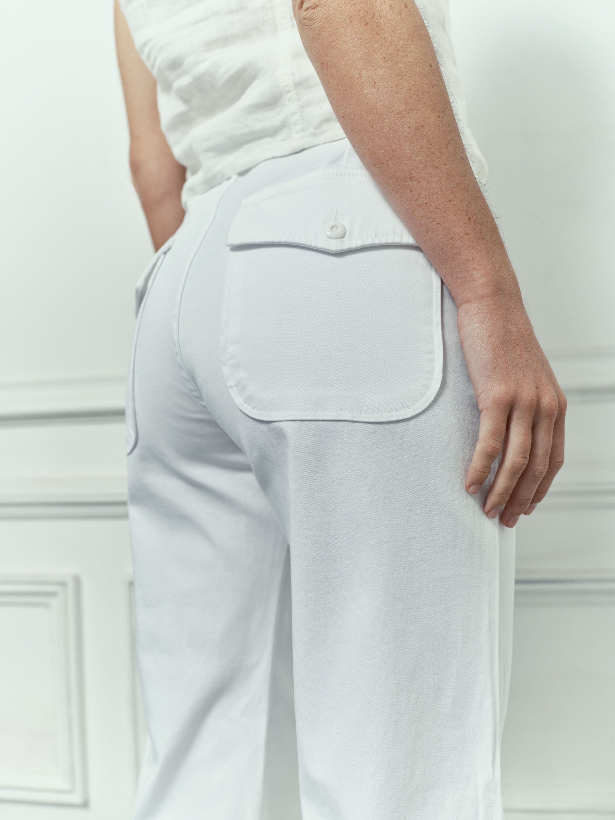 Pantalon Paltrow Long - White