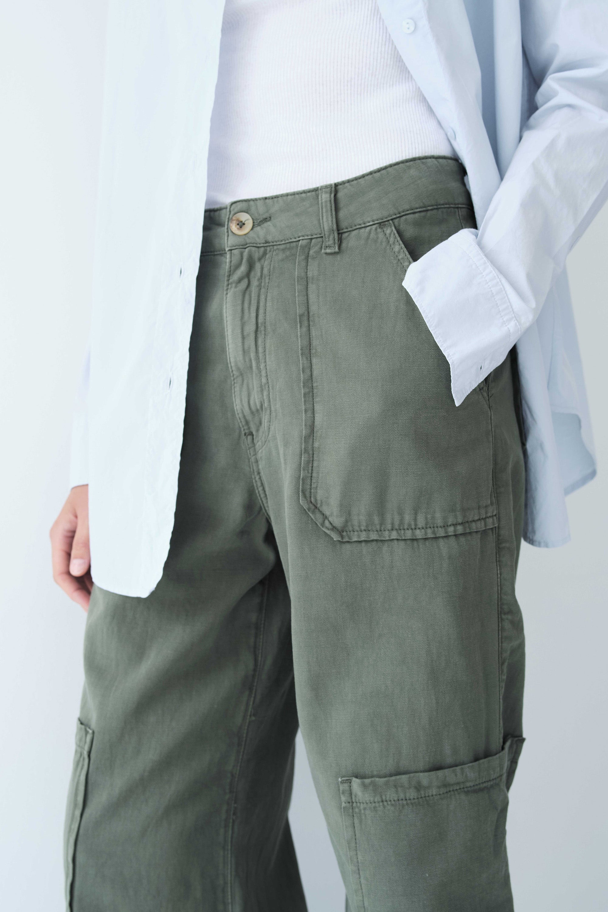 Pantalones Sander - Caqui Militar