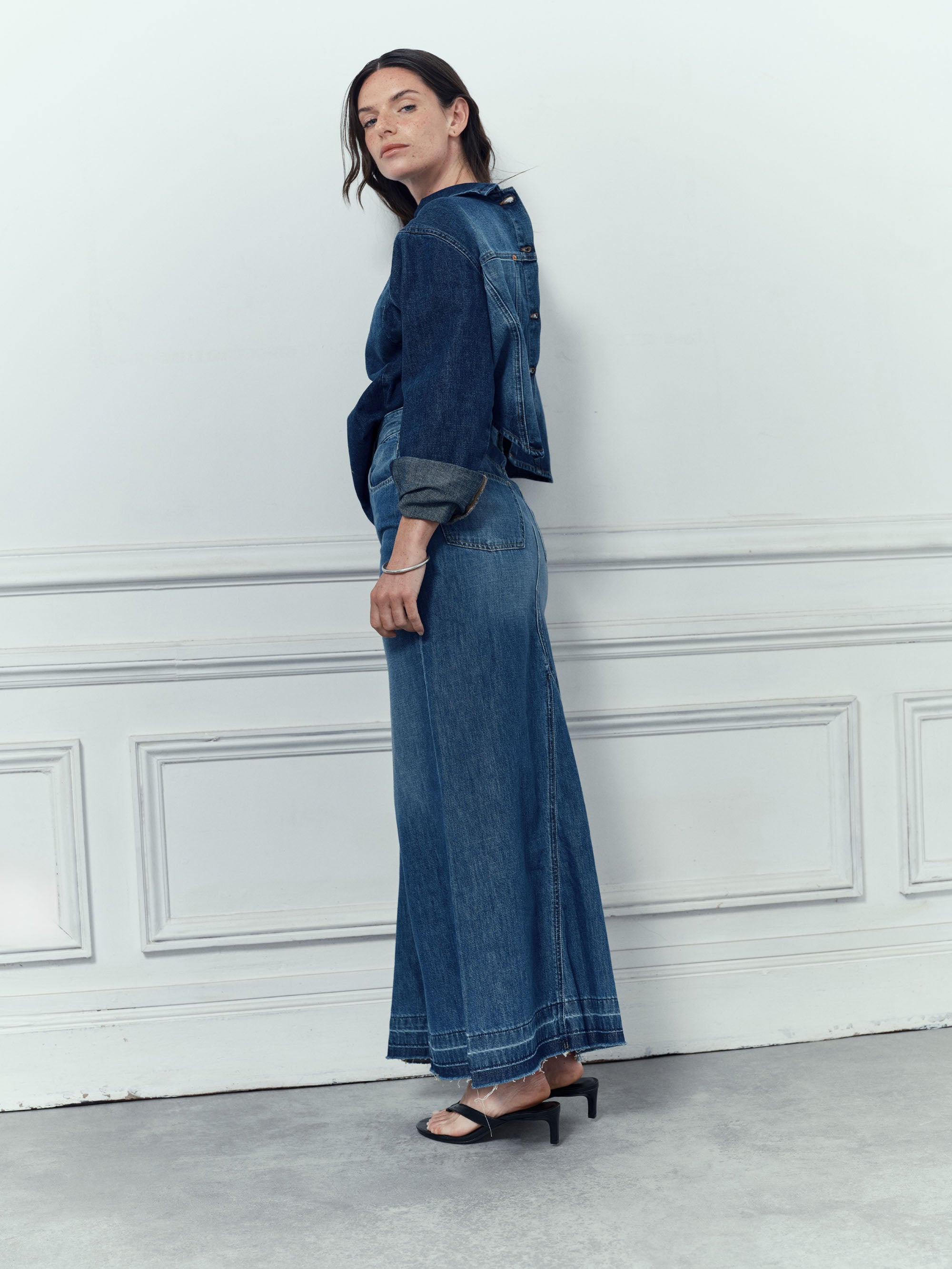 Jupe en Jean Silva - Worn