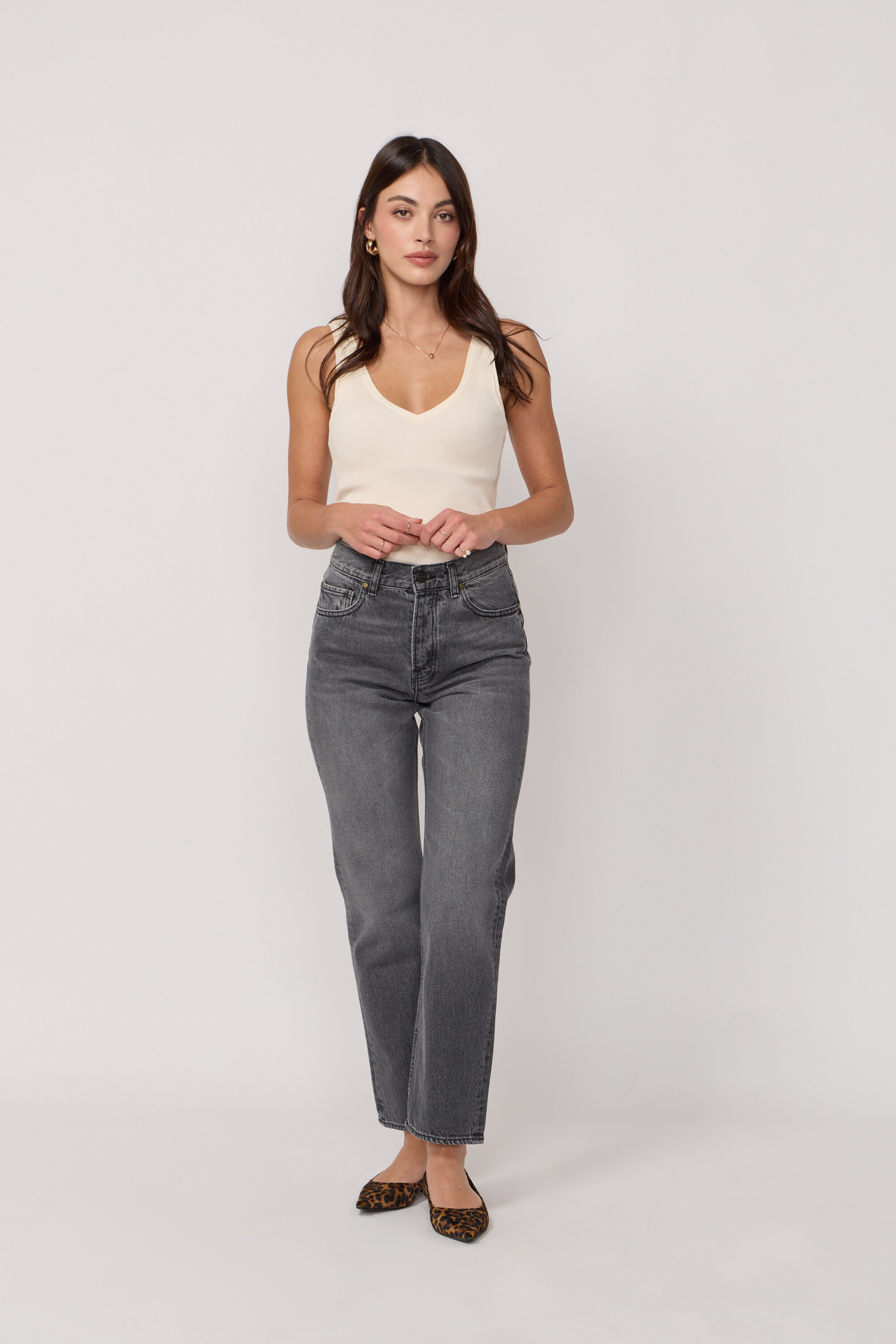 Pantalon Jay - Used Grey