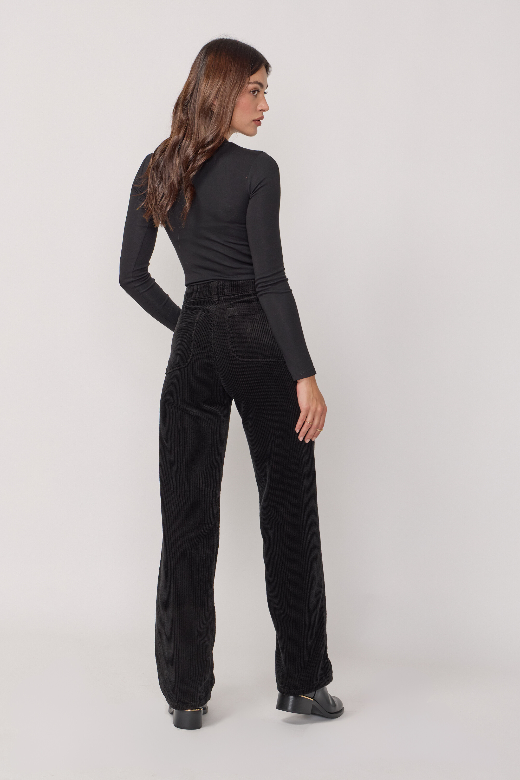 Pantalon Melvil en Velours - Black