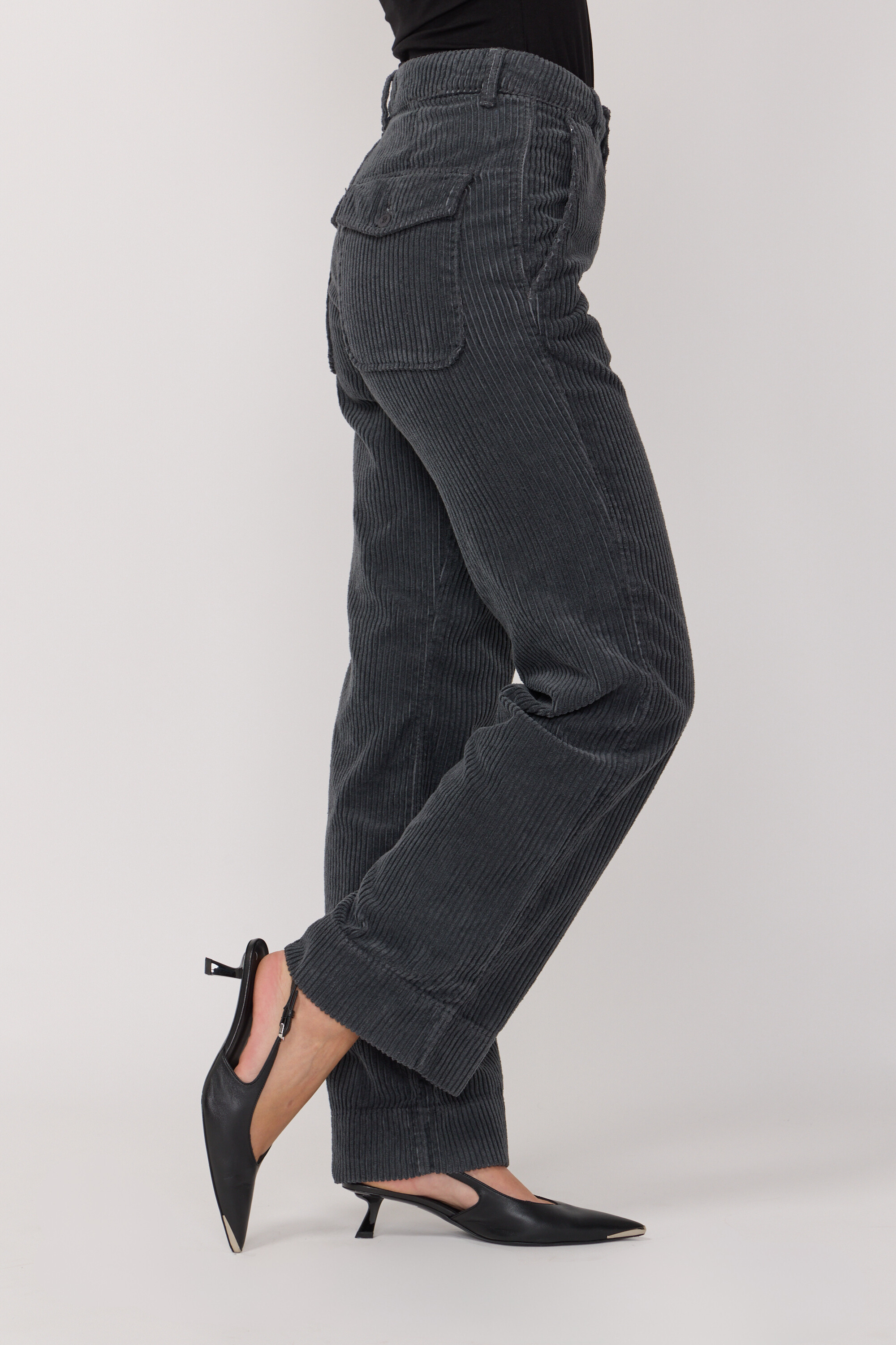 Pantalon Paltrow Velours - Anthracite