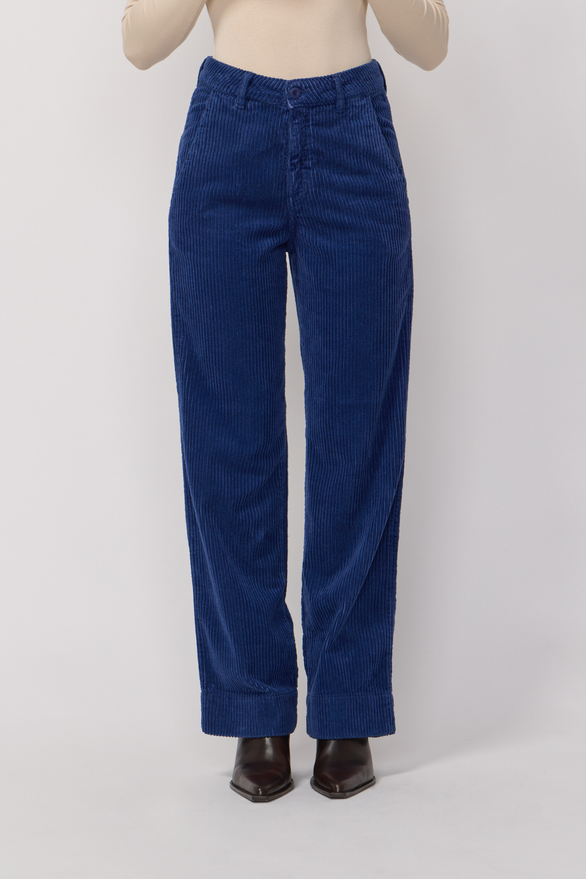 Acquaverde Pantalon Paltrow Velours - Poseidon