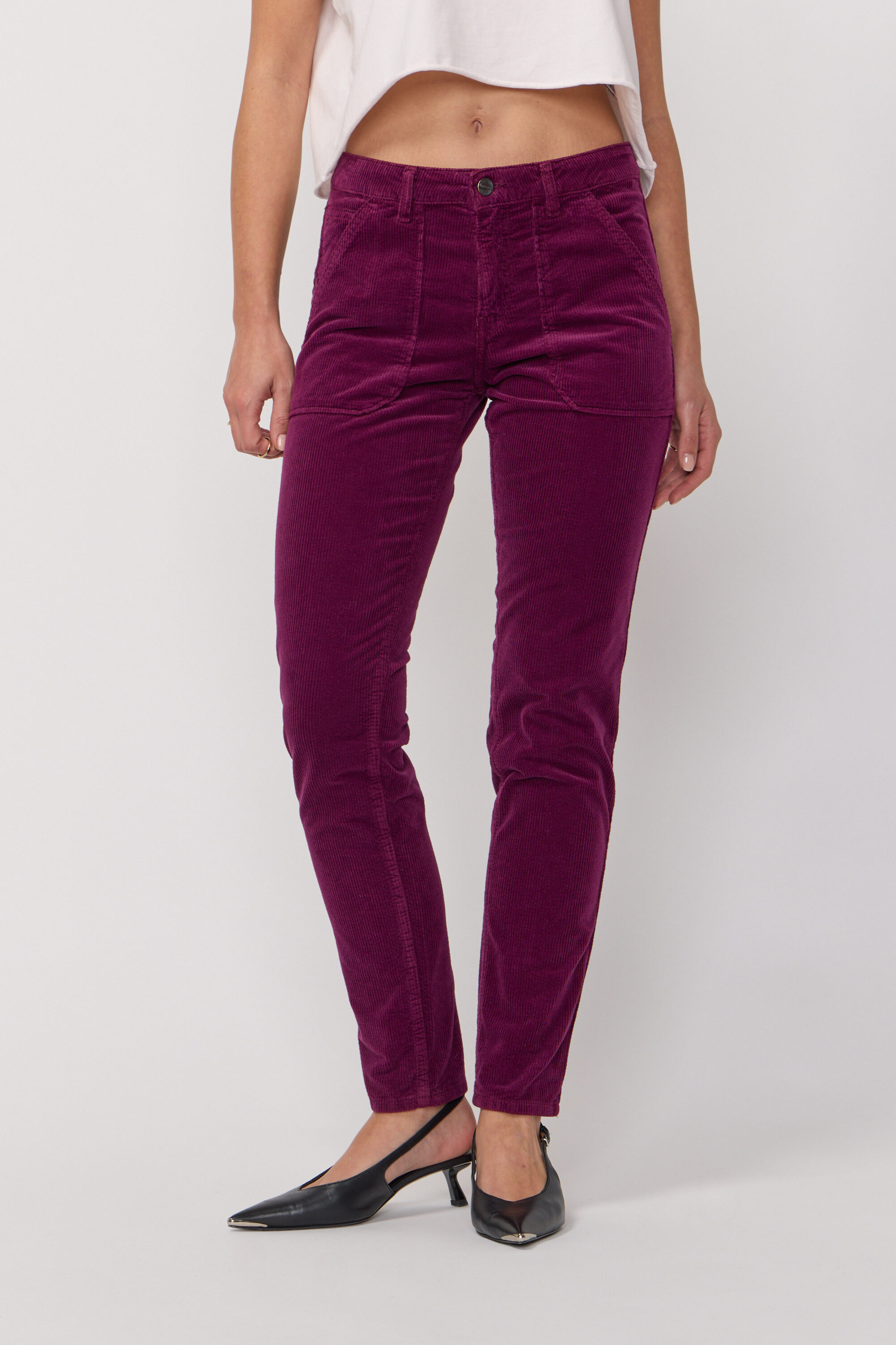 Pantalon Pierce en Velours - Fig