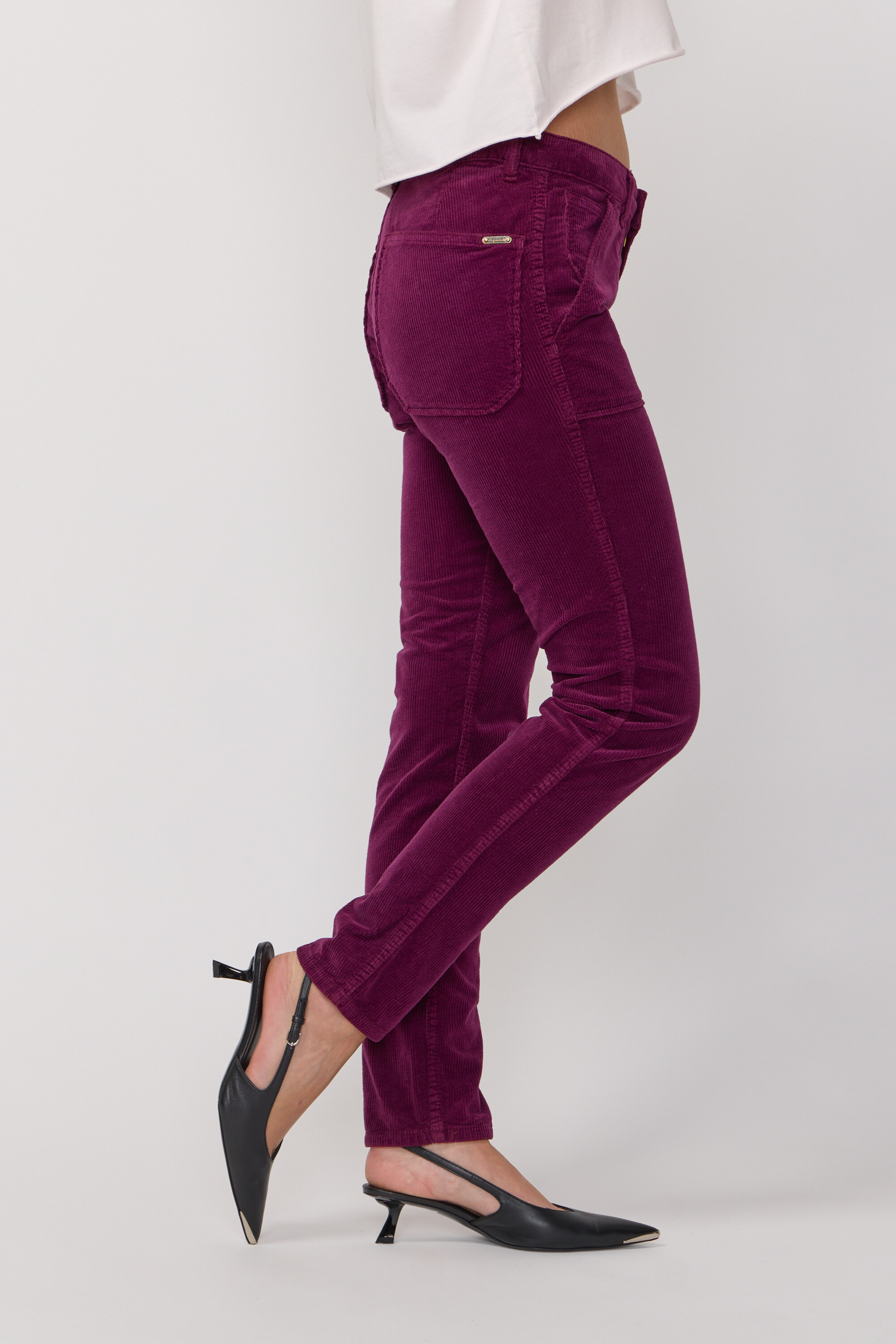 Pantalon Pierce en Velours - Fig