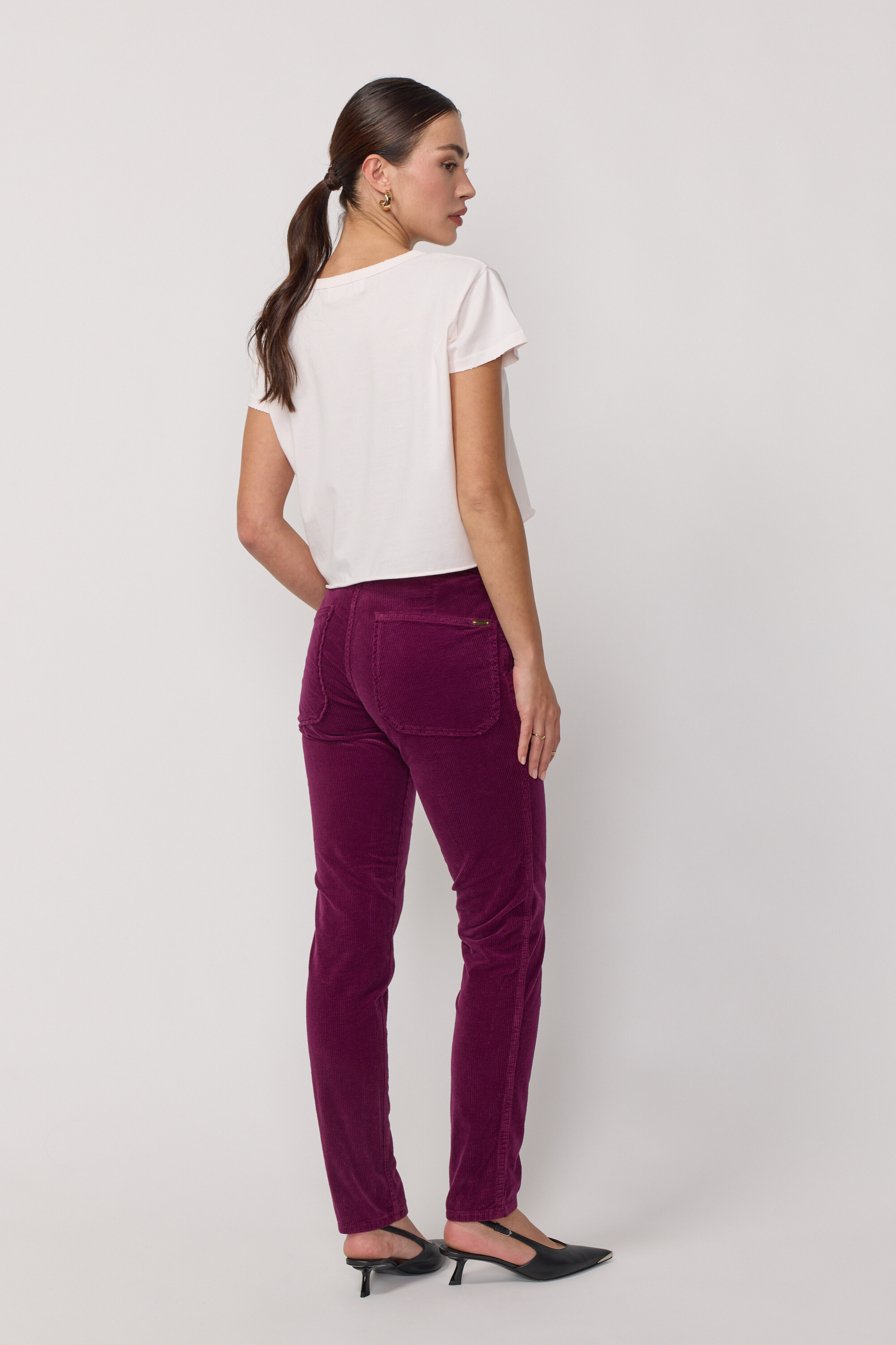 Pantalon Pierce en Velours - Fig