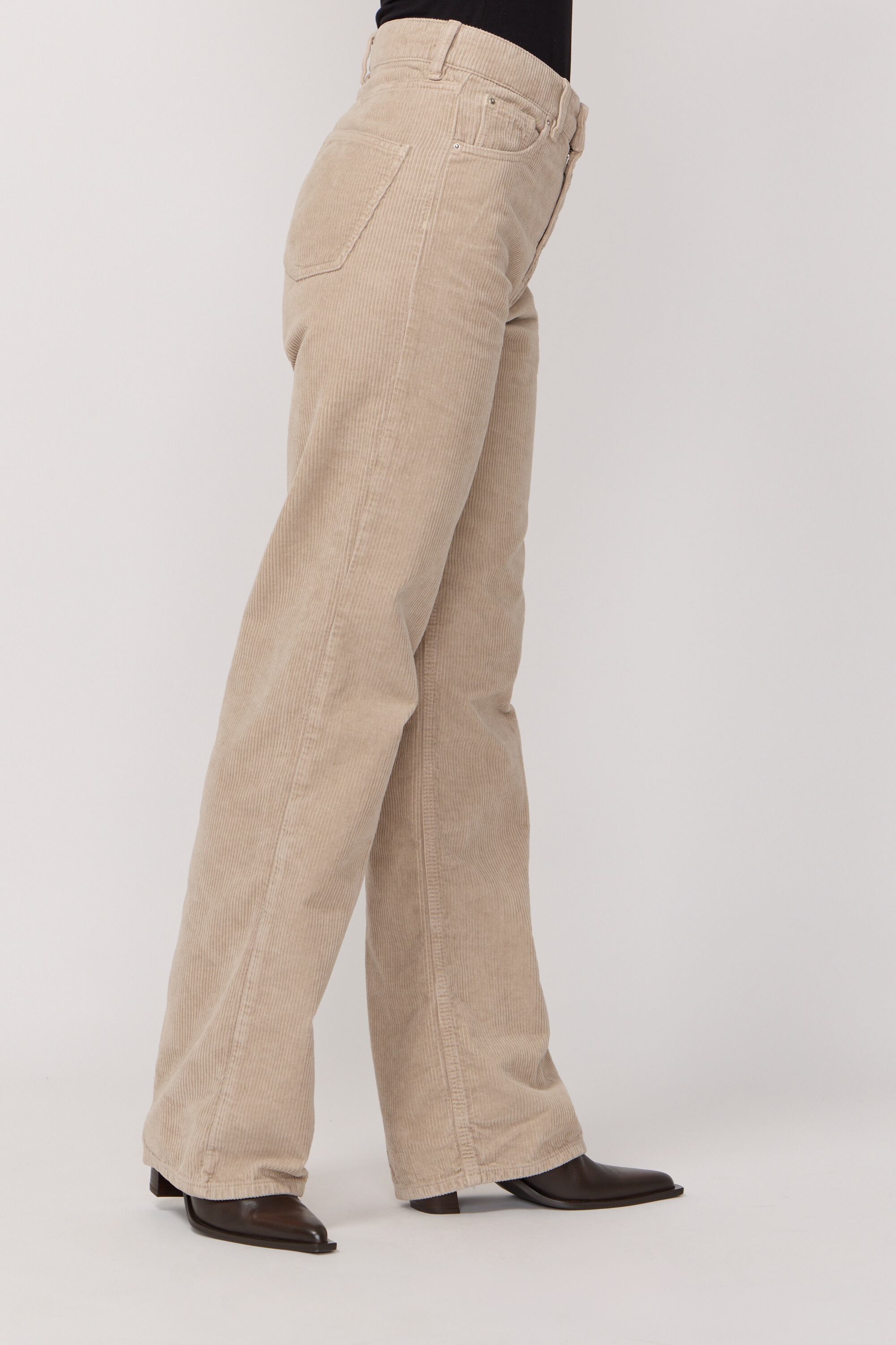 Pantalon Richie en Velours - Beige