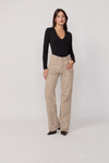 Richie Velvet Pants - Beige