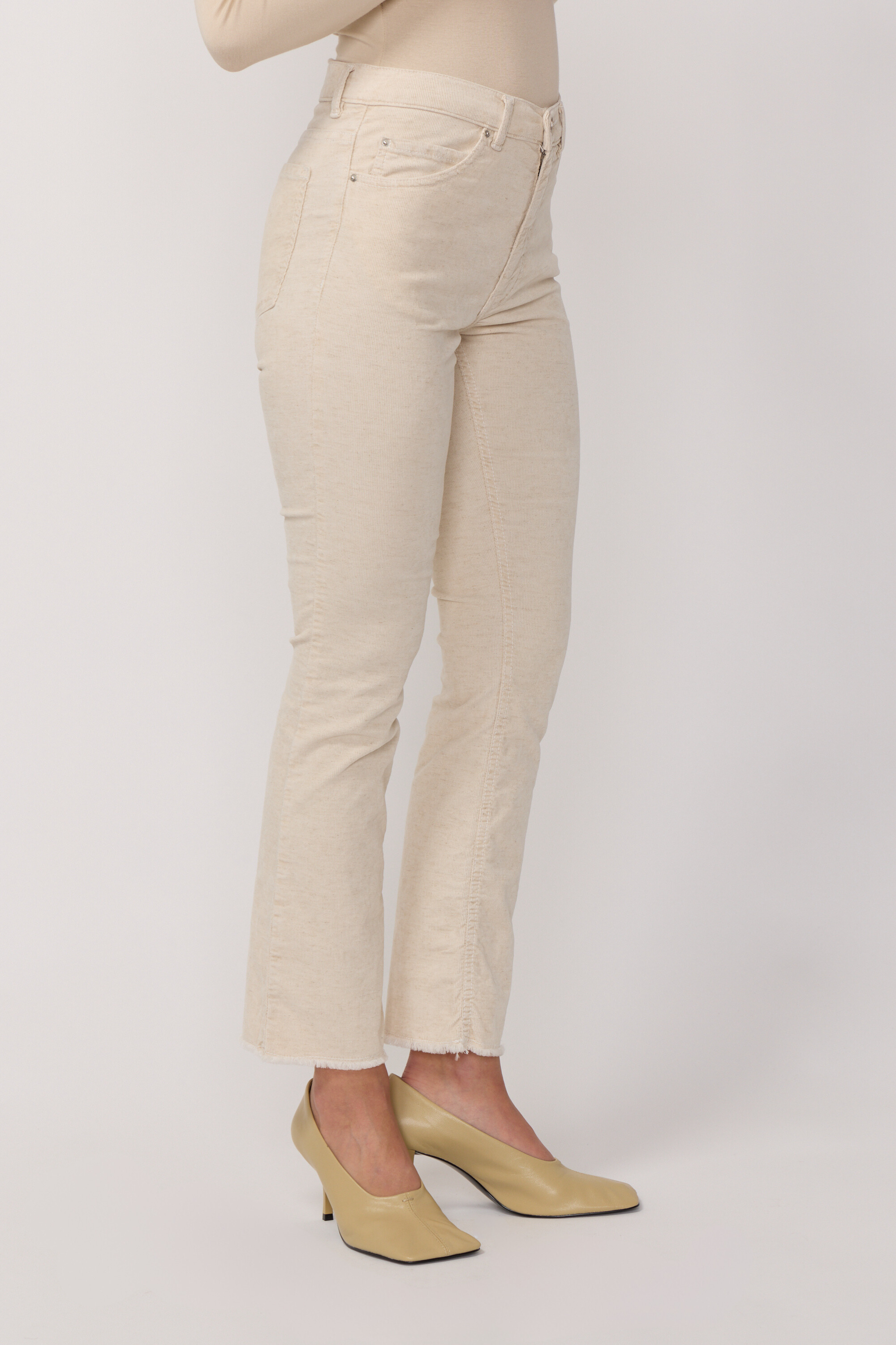 Pantalon Cara en Velours - Natural