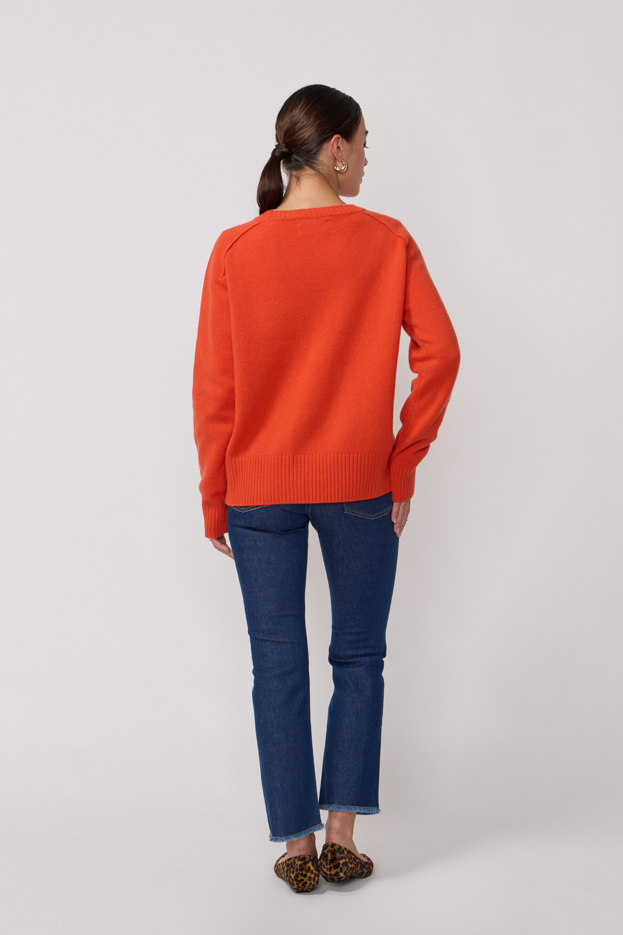 Pull Col Rond Oversize - Poppy