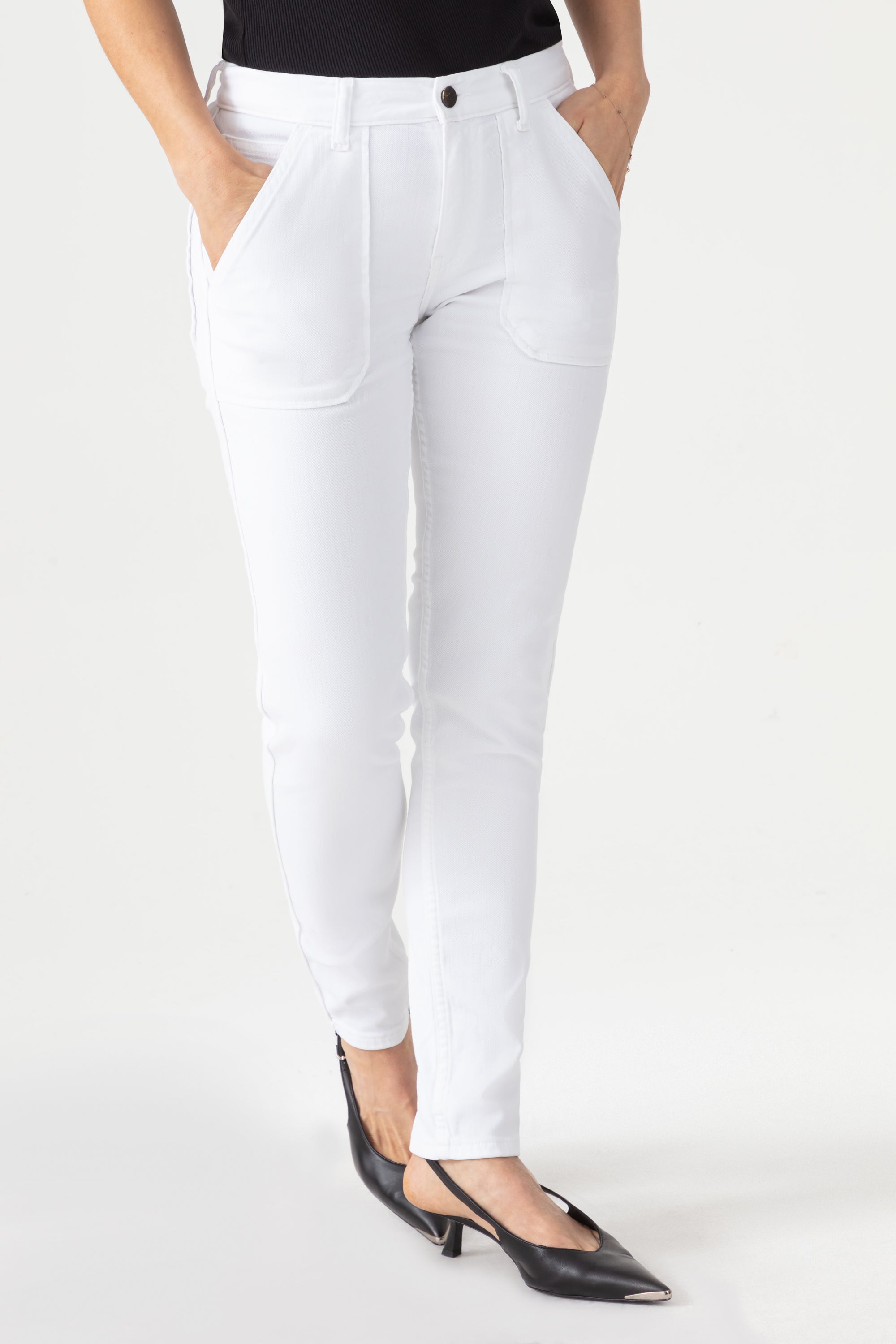 Acquaverde Pantalon Pierce - White