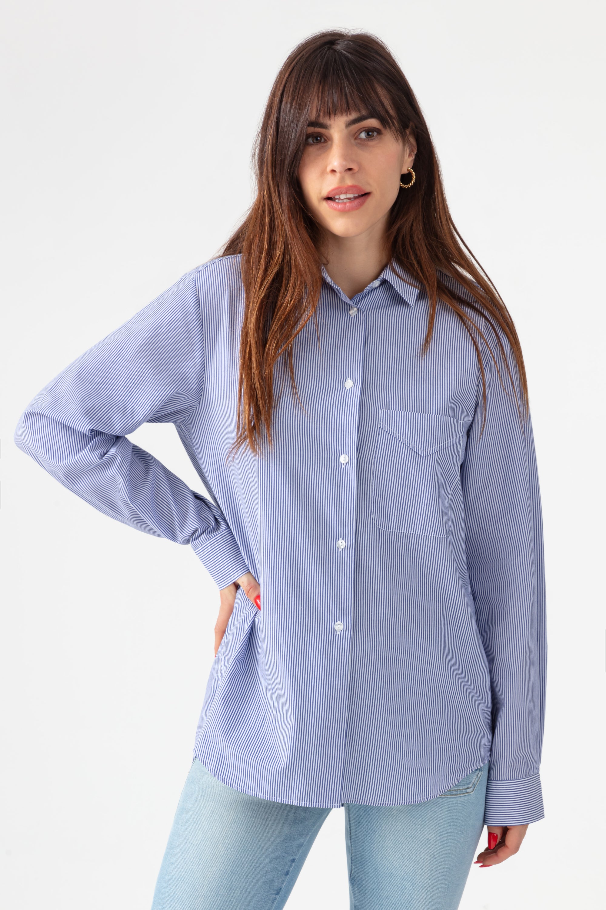 Acquaverde Chemise Boy Shirt - Easy Stripes