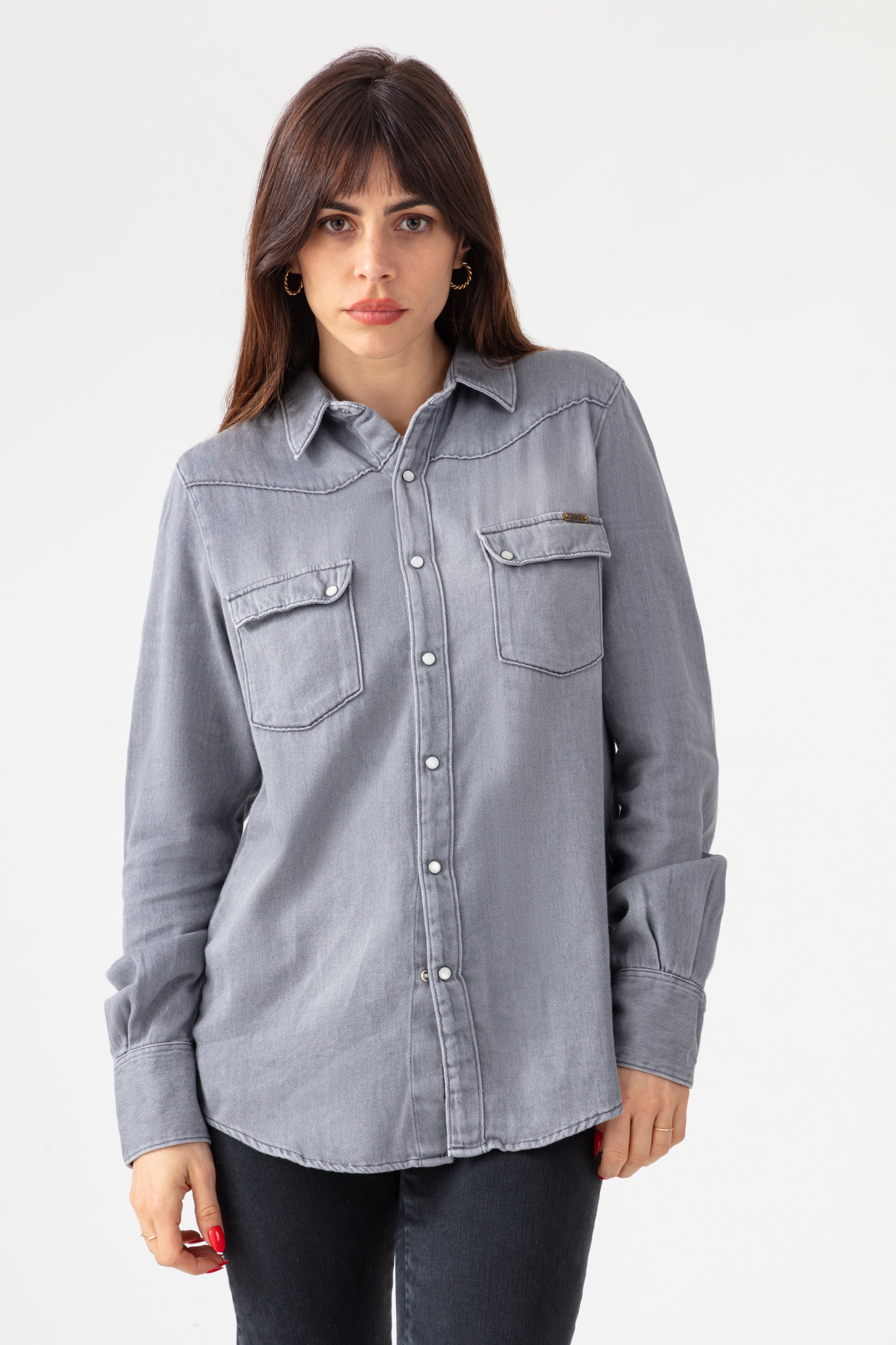 Chemise Clyde - Used Grey