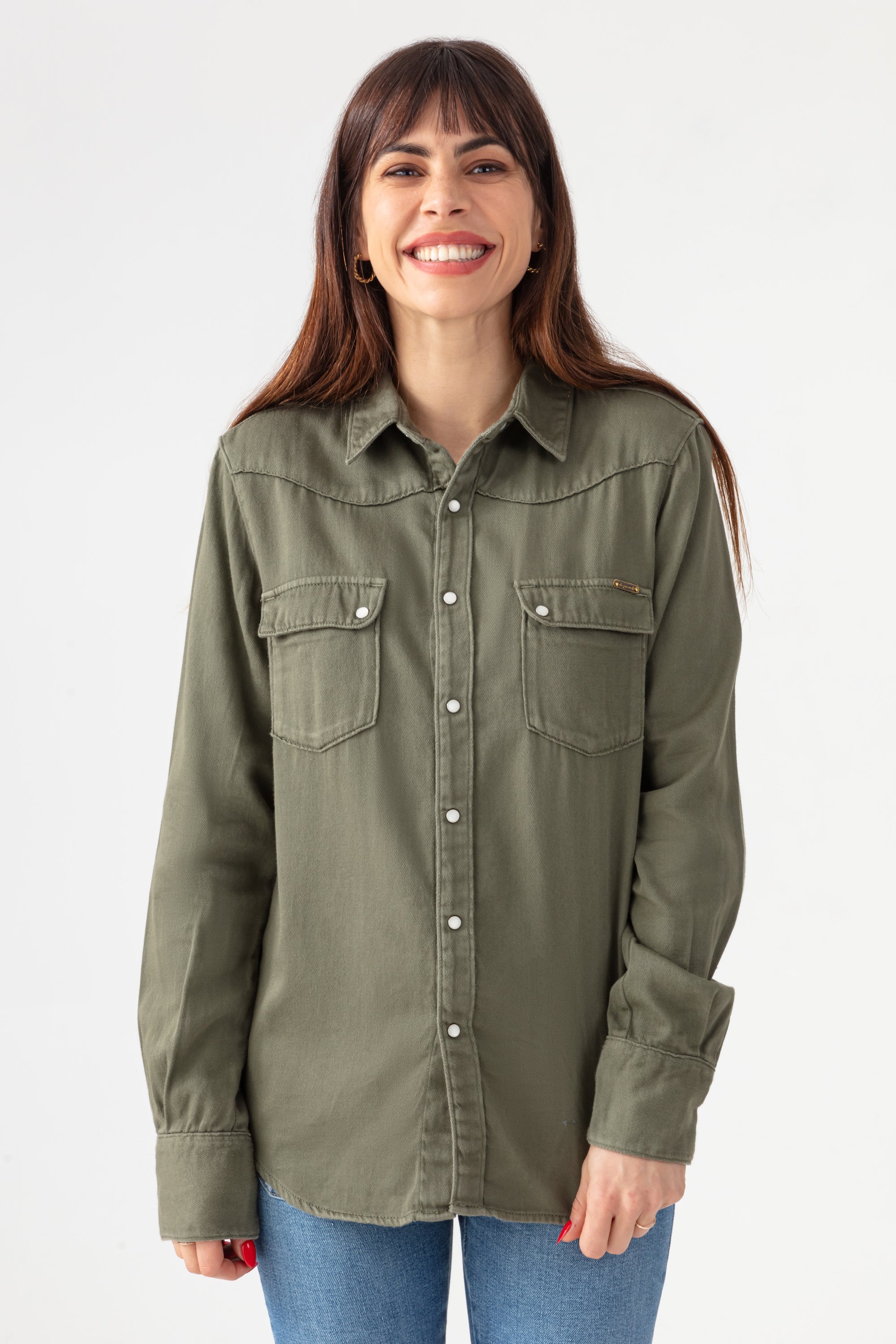 Acquaverde Chemise Clyde - Military Kaki