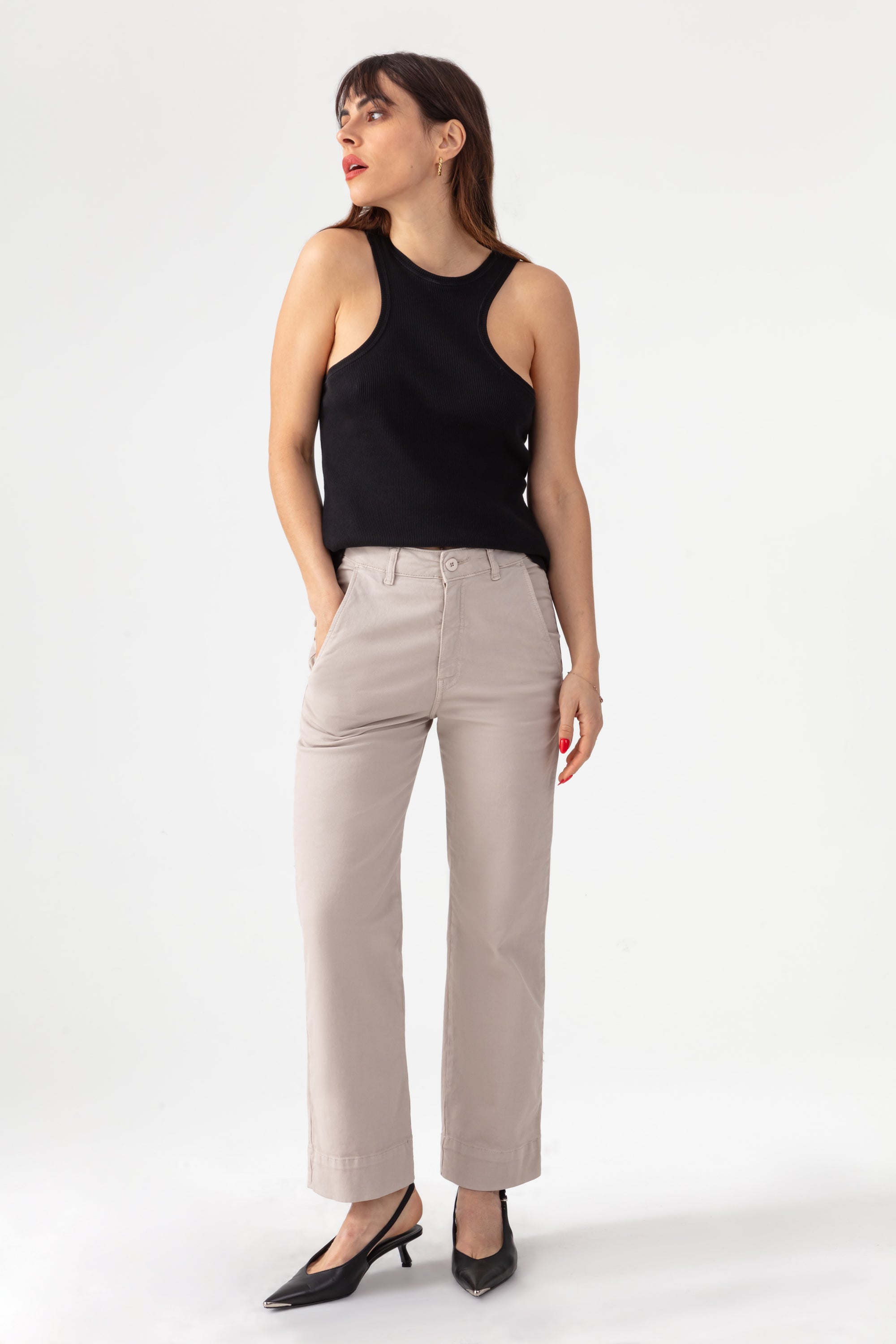 Acquaverde Pantalon Paltrow - Beige