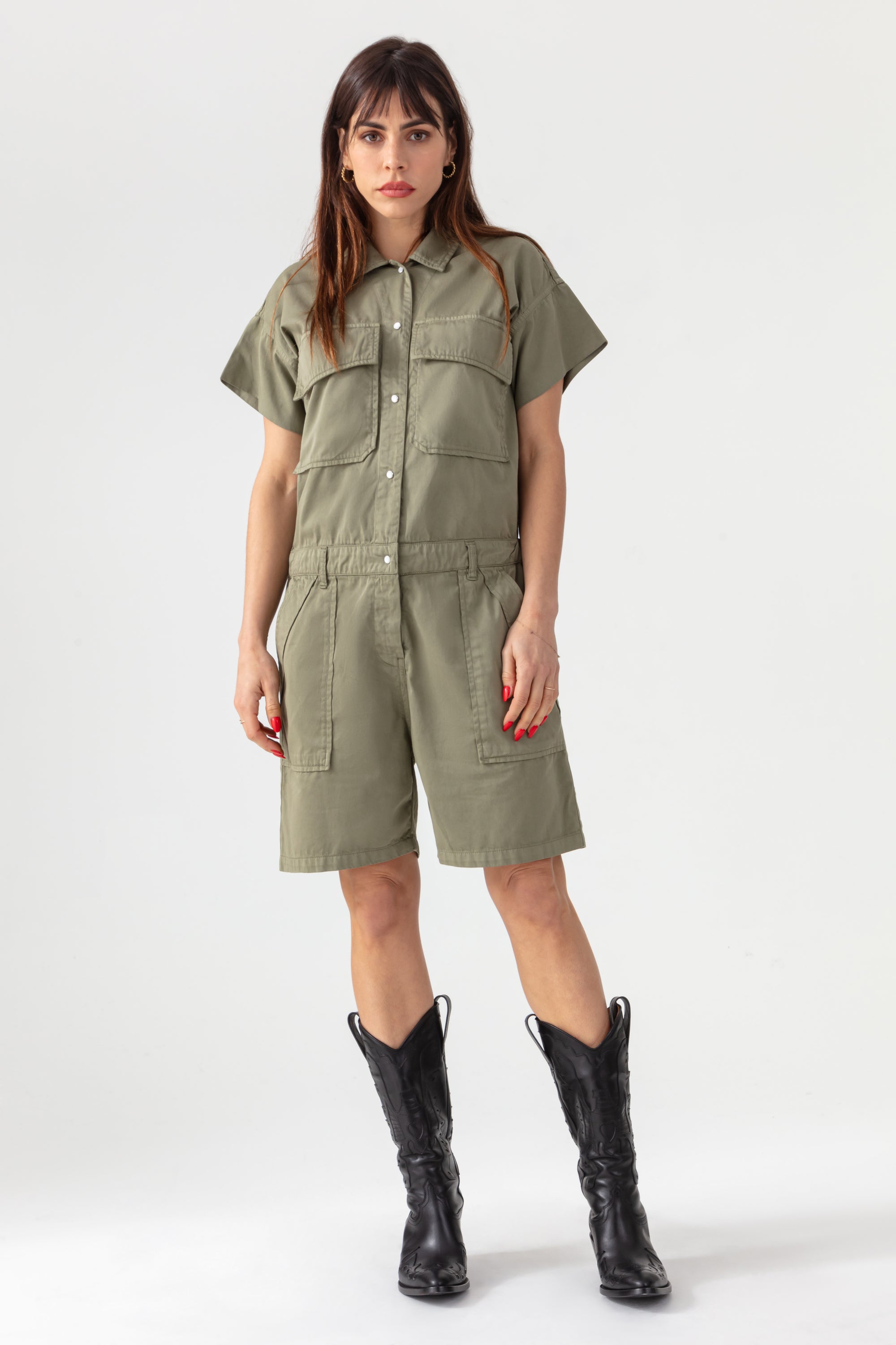 Acquaverde Combi-short Joey - Light Kaki