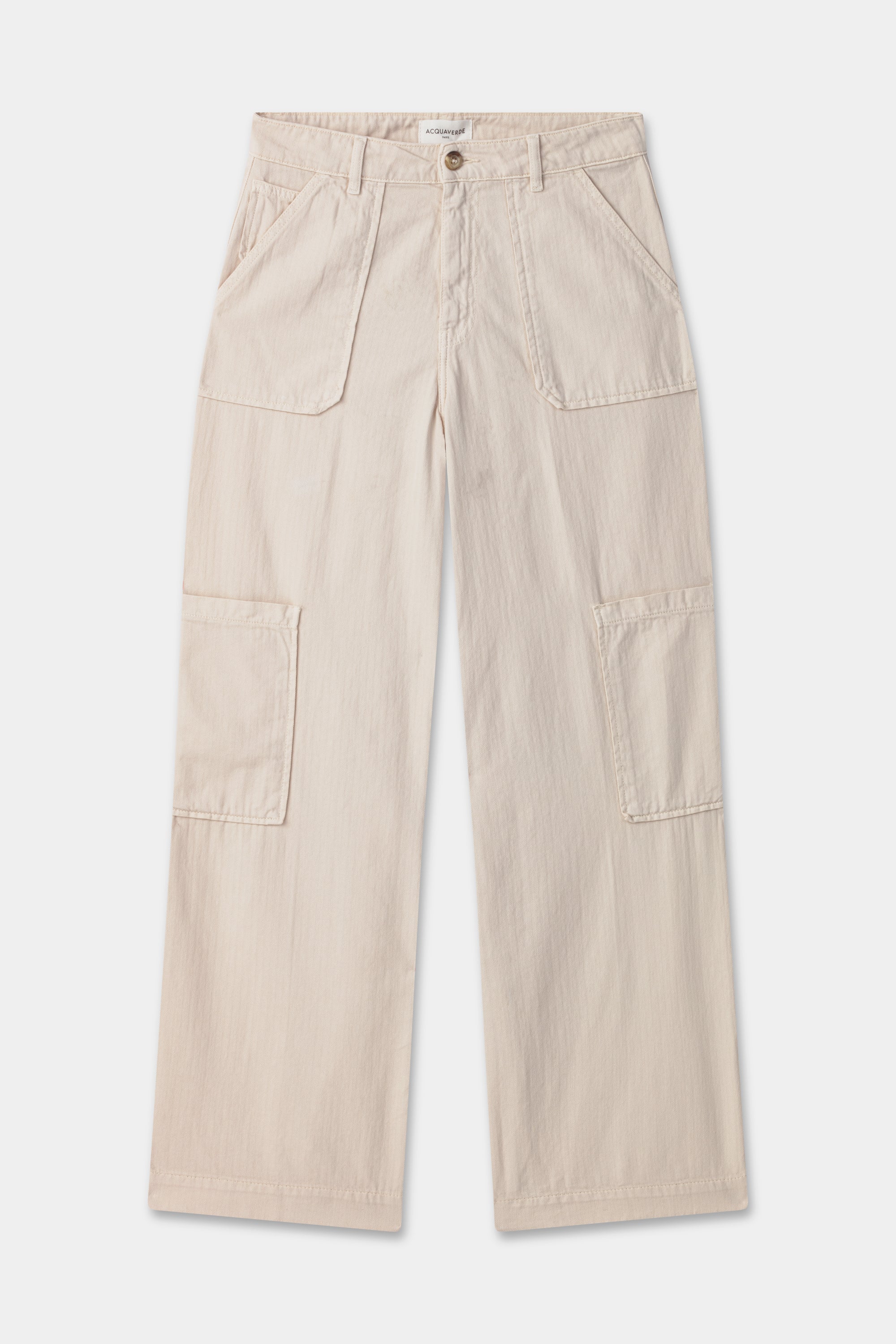 Pantalon Sander Chevron - Cream